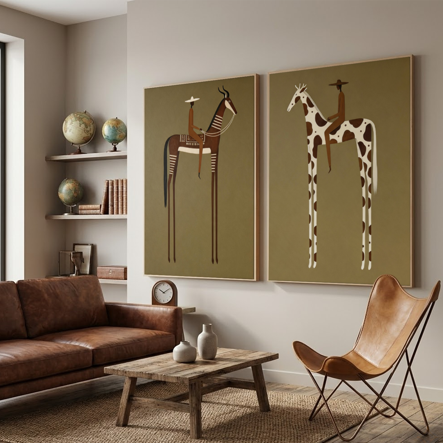 Americana Wall Art Set of 2 #VE053