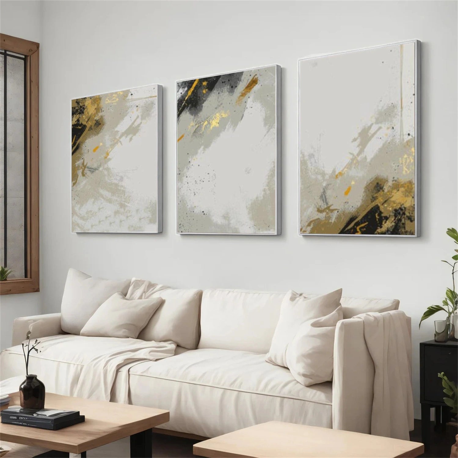 Abstract Wall Art Set of 3 #AB642