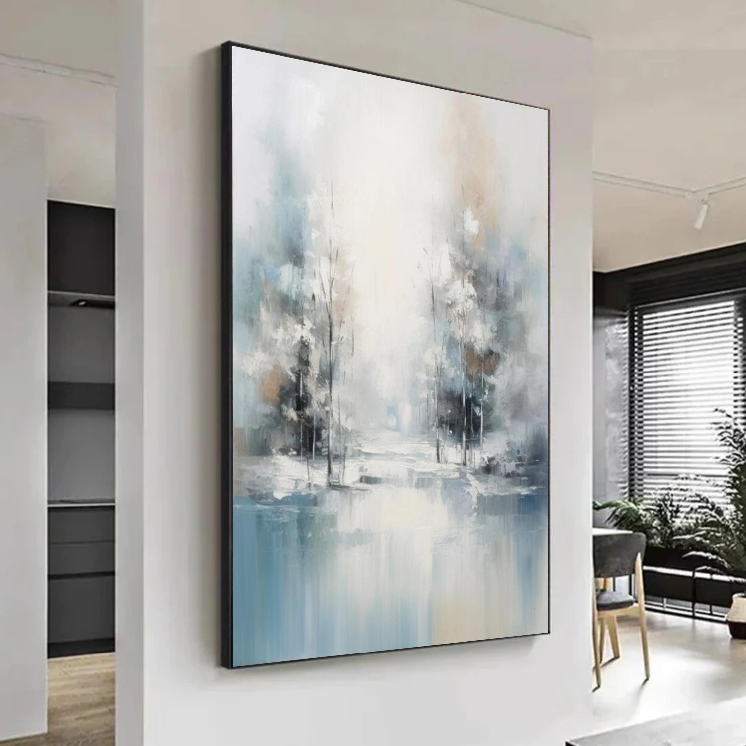 Flower & Tree Abstract Canvas Art #FT 263