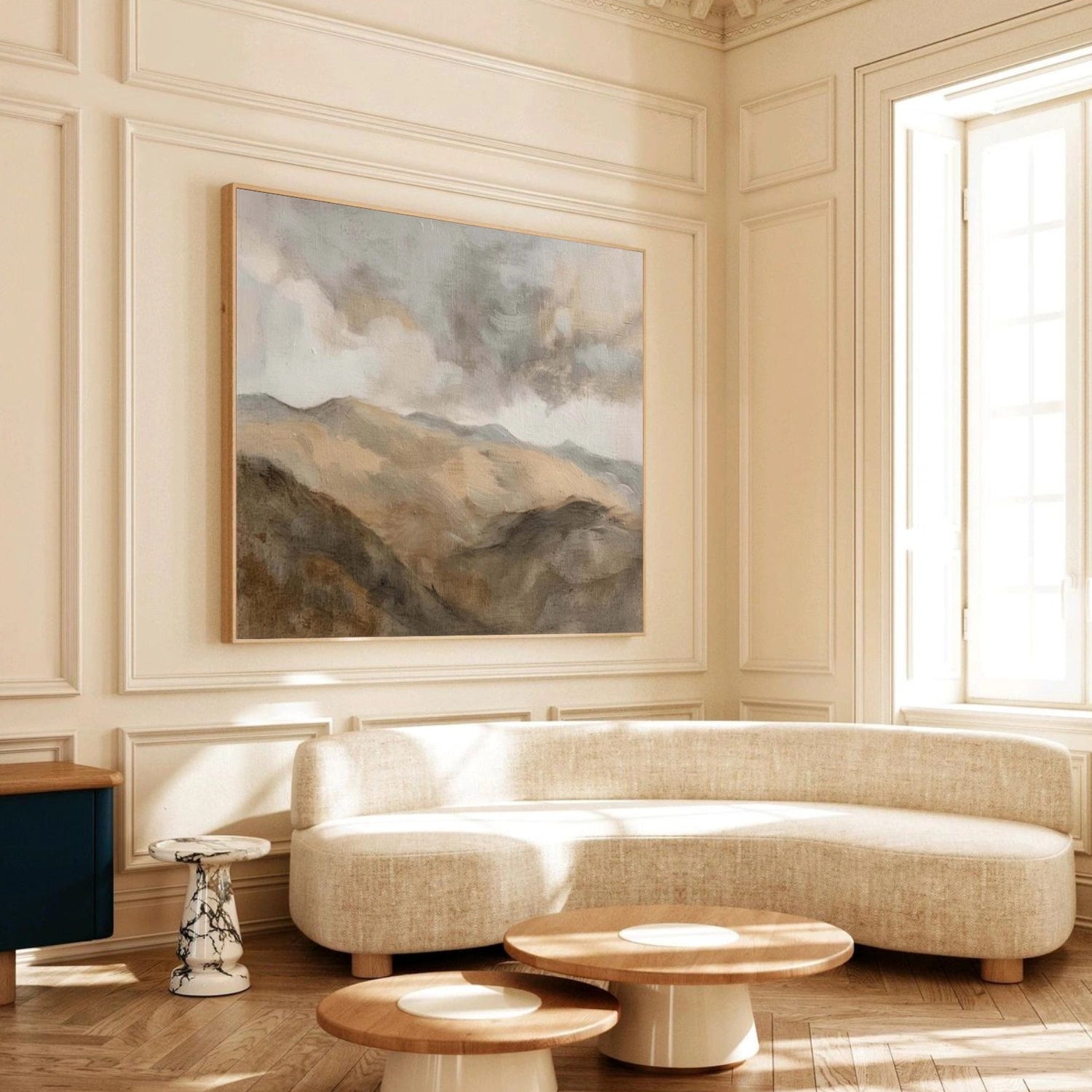Minimalist Mountain Texture Canvas # MM425