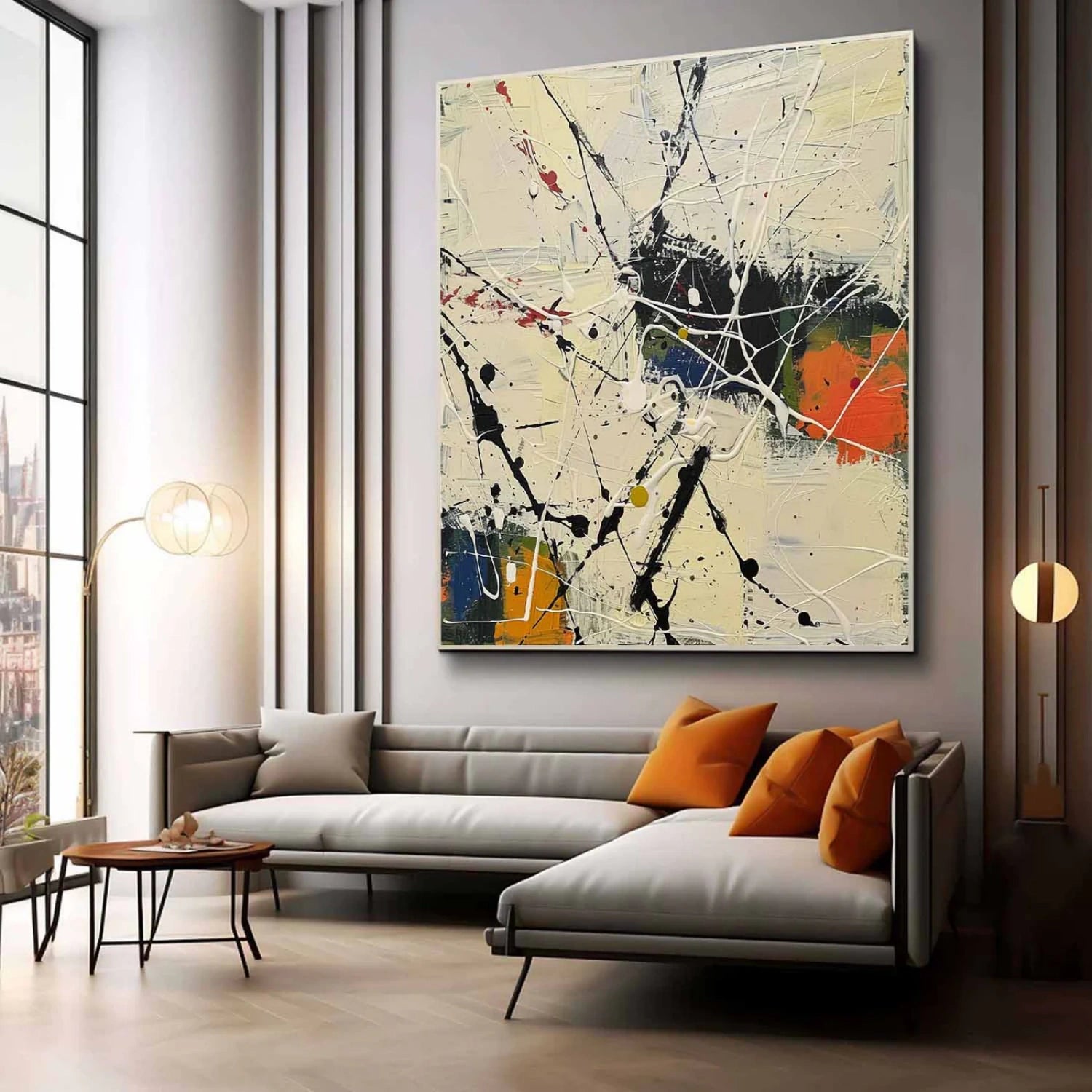 Frameless(Stretched Only) For Pollock Art #JP009