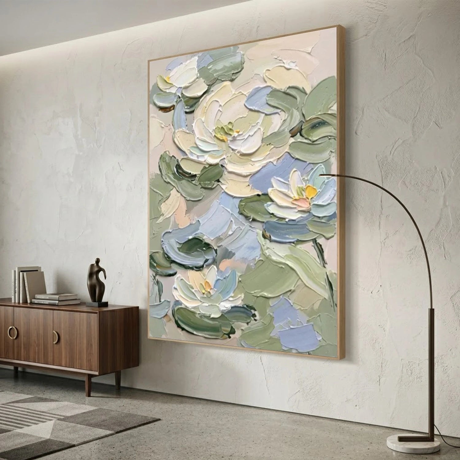 Flower & Tree Abstract Texture Canvas # FT 387