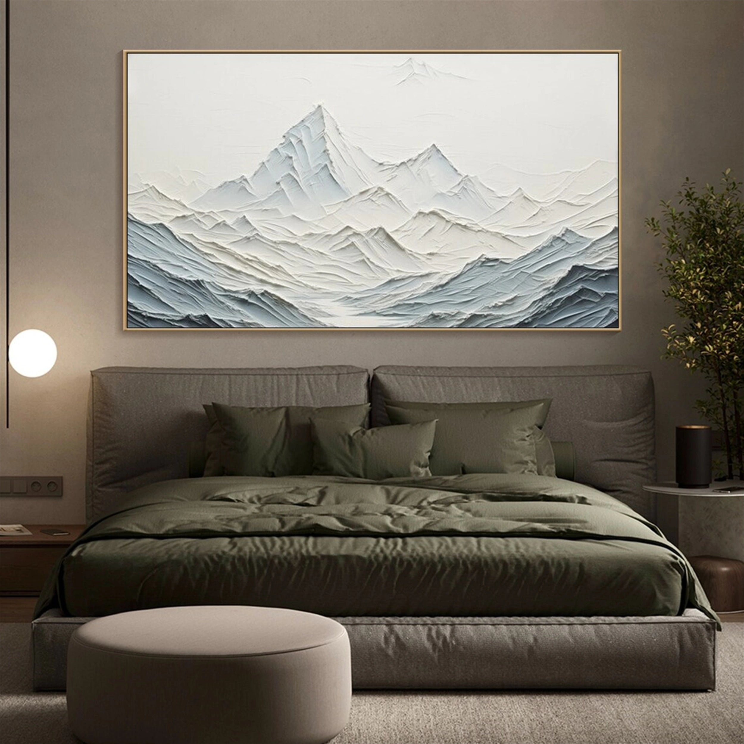Plaster Art Minimalist Textured Painting #MM125
