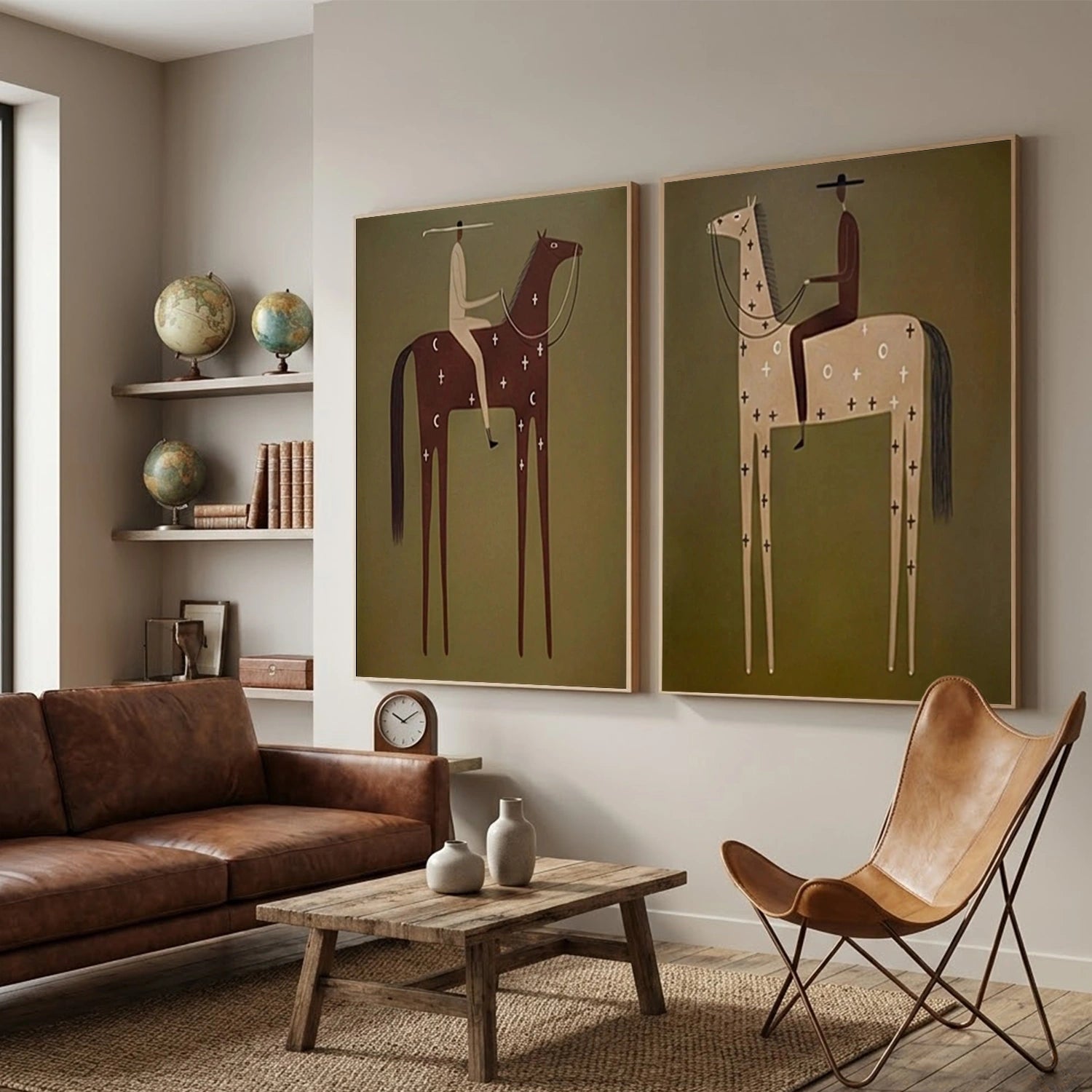 Americana Wall Art Set of 2 #VE065