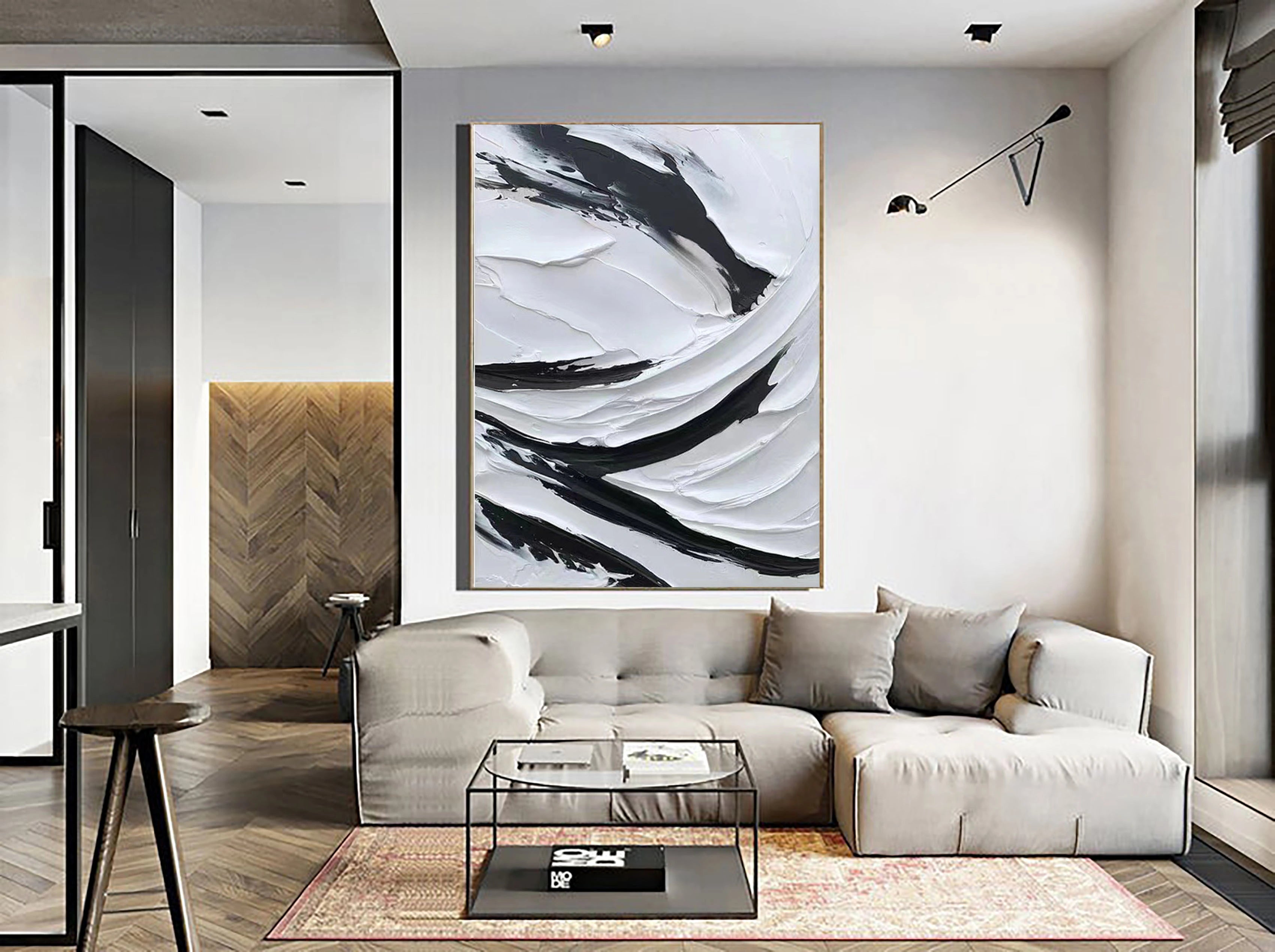 Plaster Art Minimalist Textured Painting #MM043