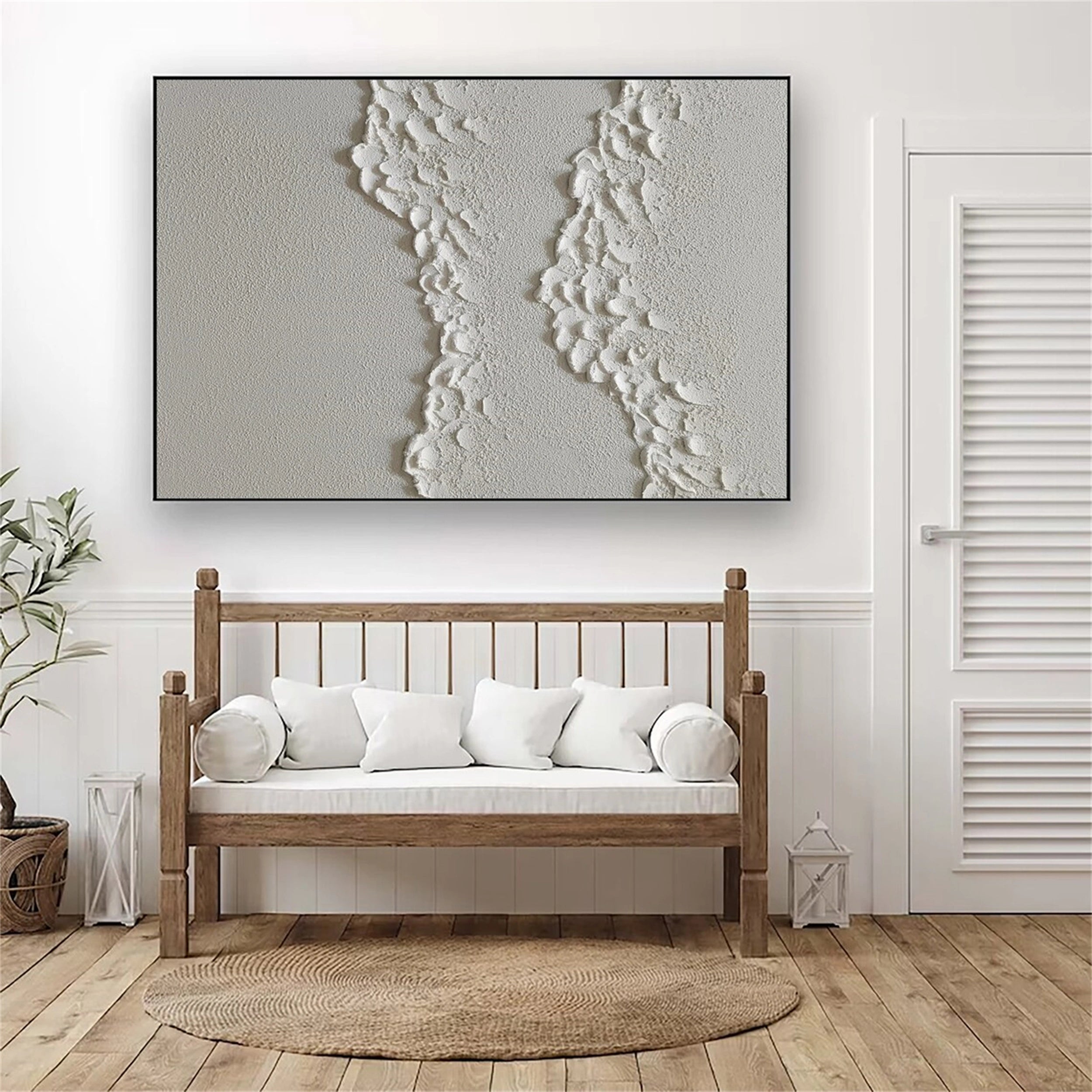 Plaster Art Minimalist Textured Painting #MM110