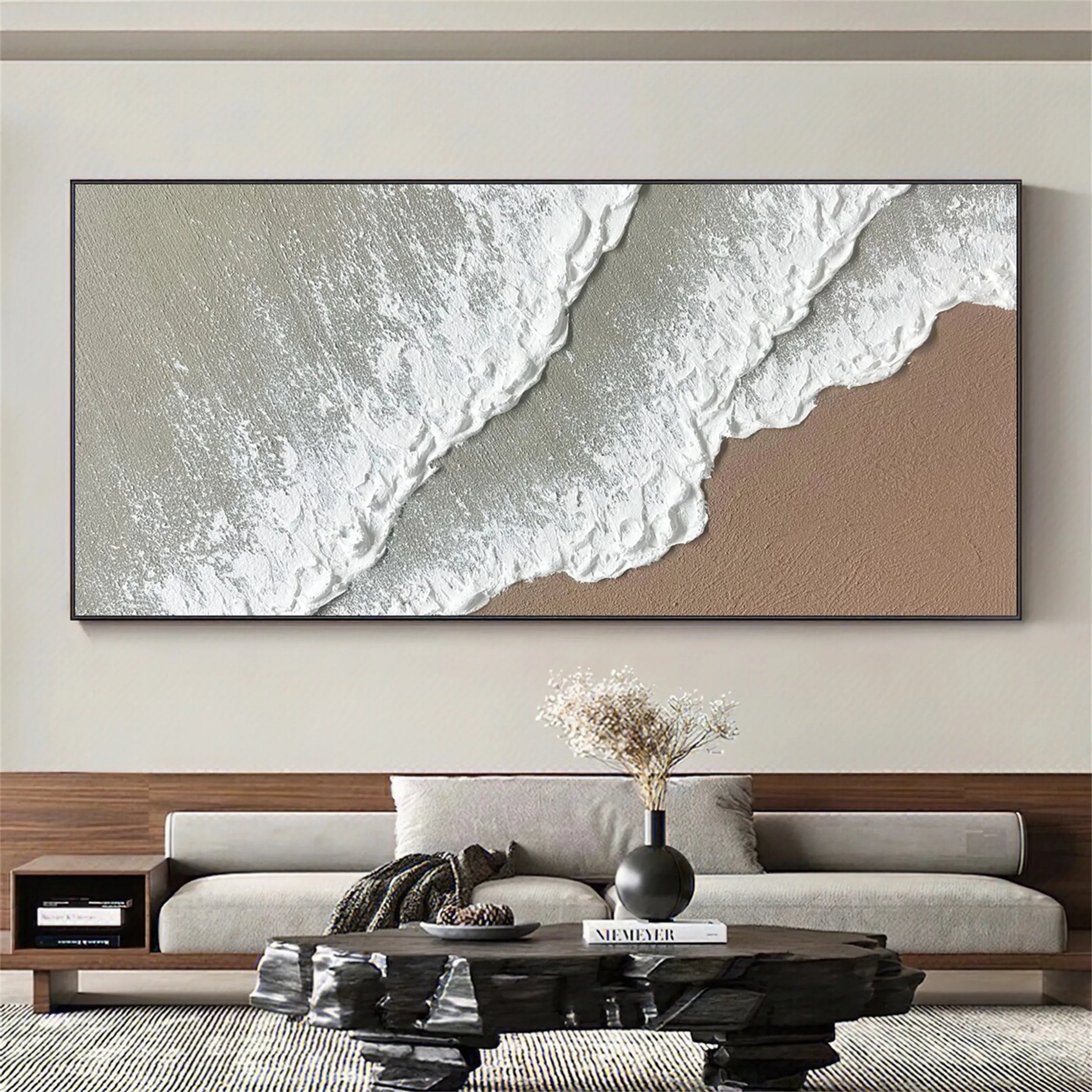 Plaster Art Minimalist Textured Painting #MM176