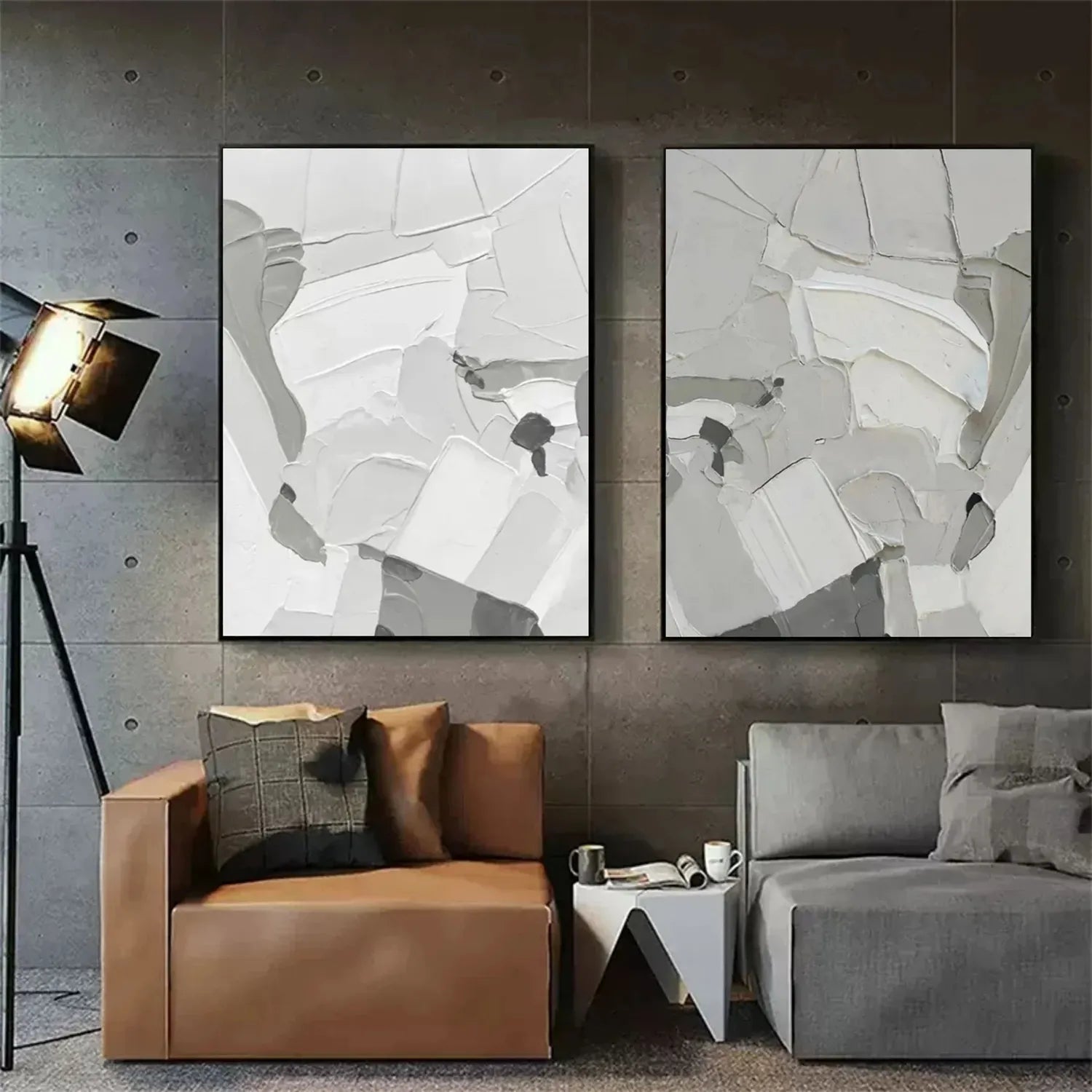 Abstract Painting Set of 2 #AB 155