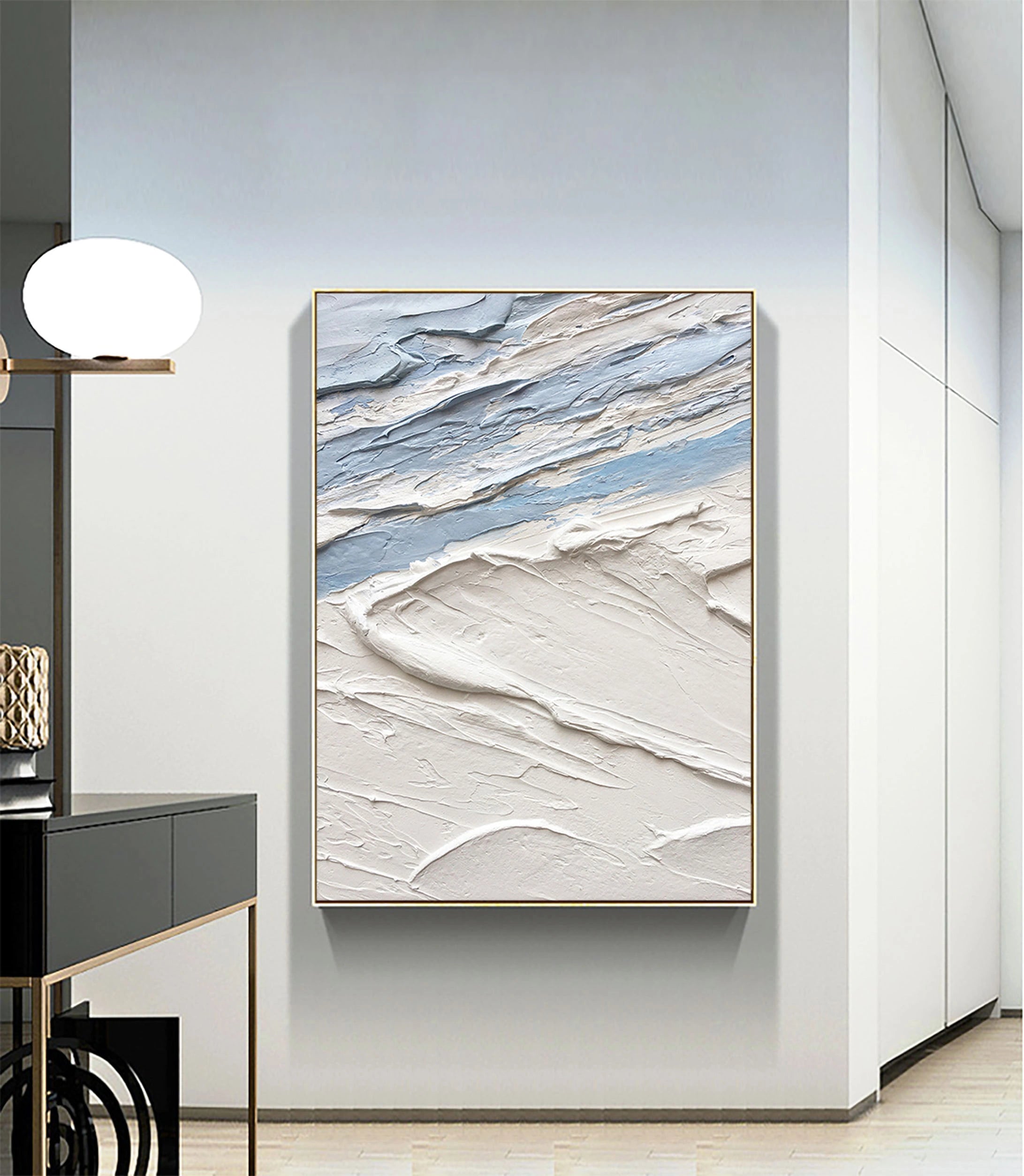 Plaster Art Minimalist Textured Painting #MM031
