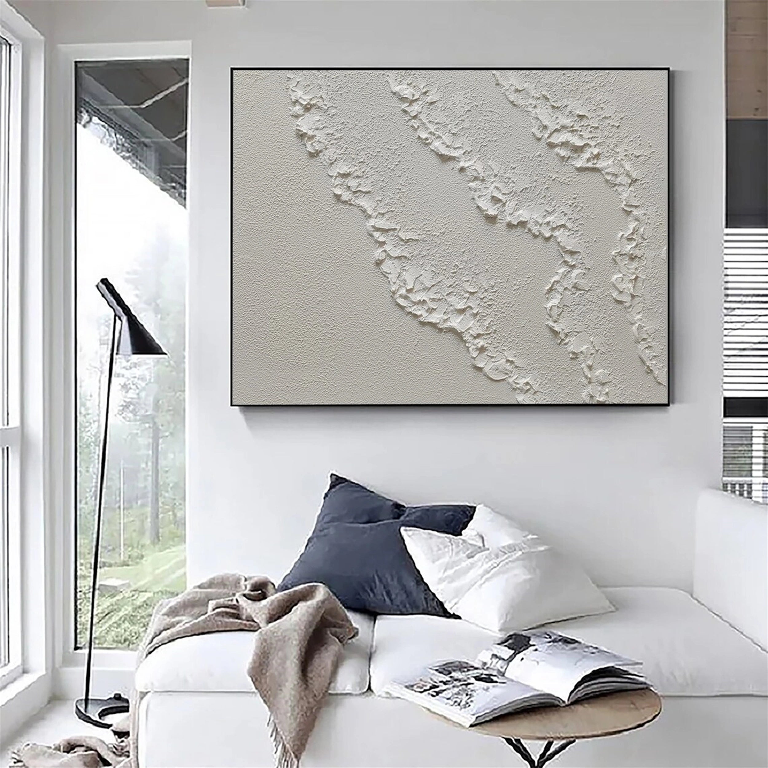 Plaster Art Minimalist Textured Painting #MM111
