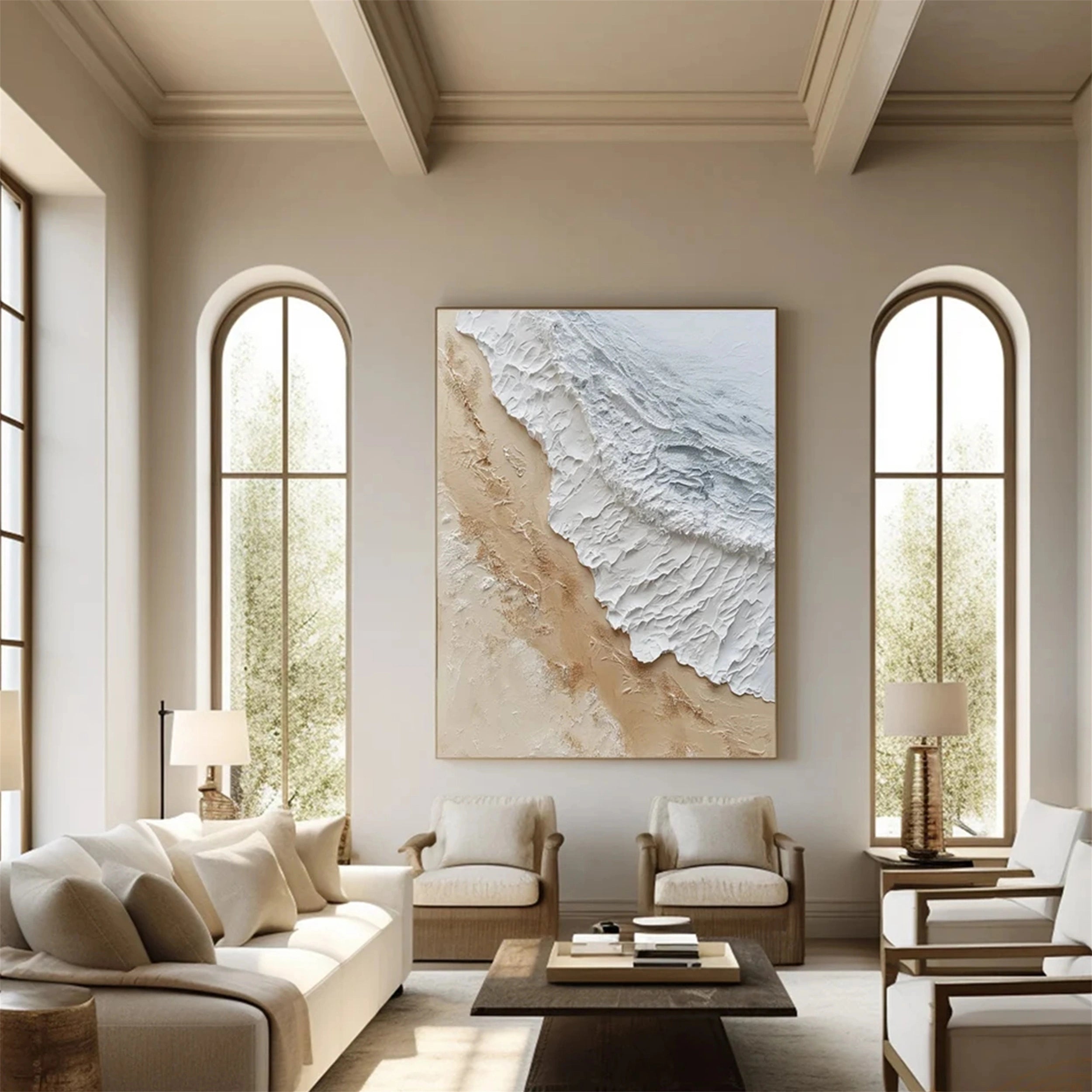 Custom Ocean And Sky Painting #OS 084