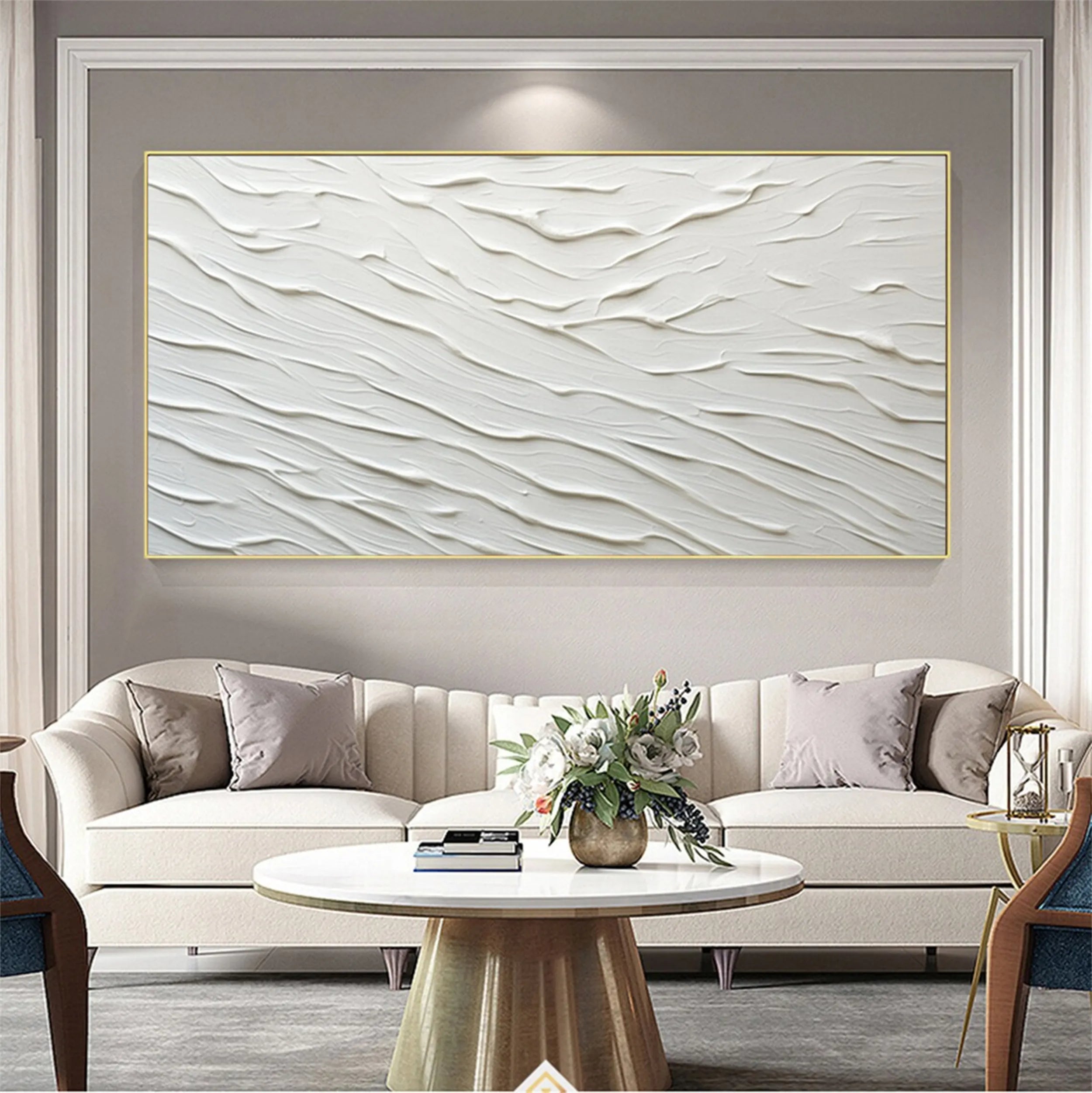 Plaster Art Minimalist Textured Painting #MM175