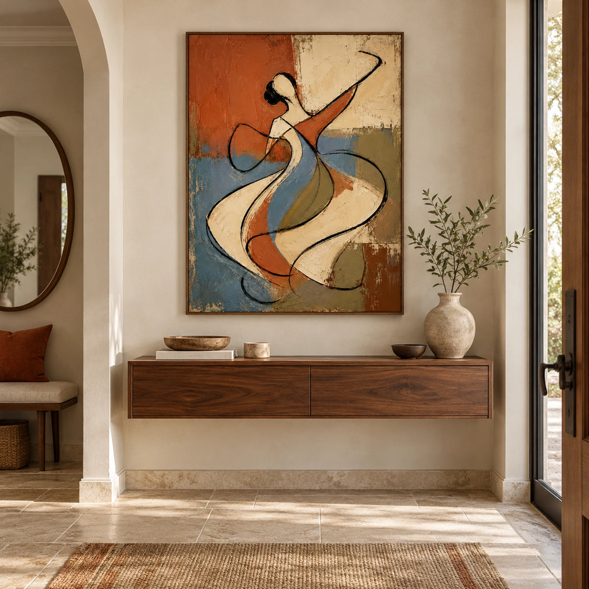 Abstract Portrait Wall Art #PT108