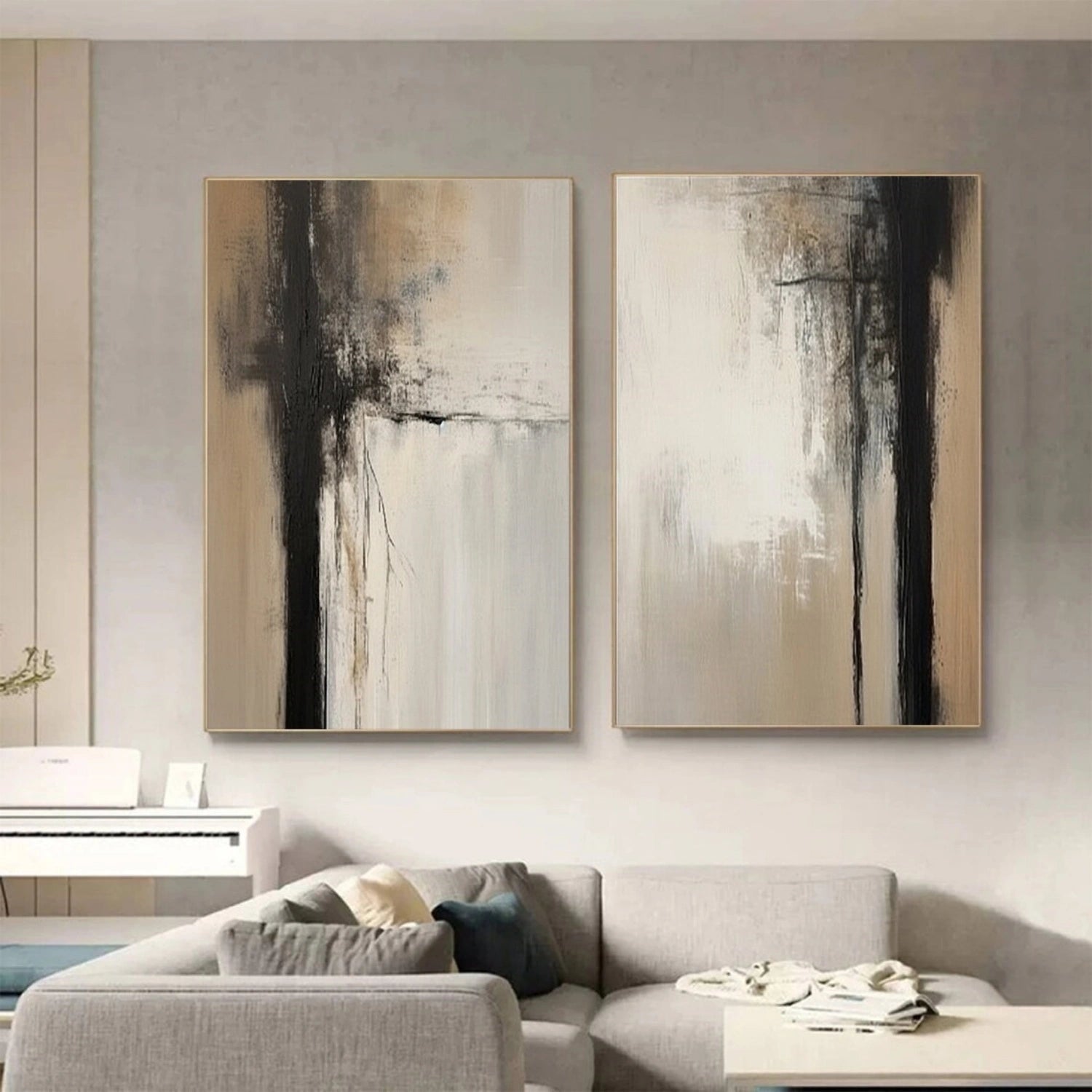 Abstract Painting Set of 2 #AB 416
