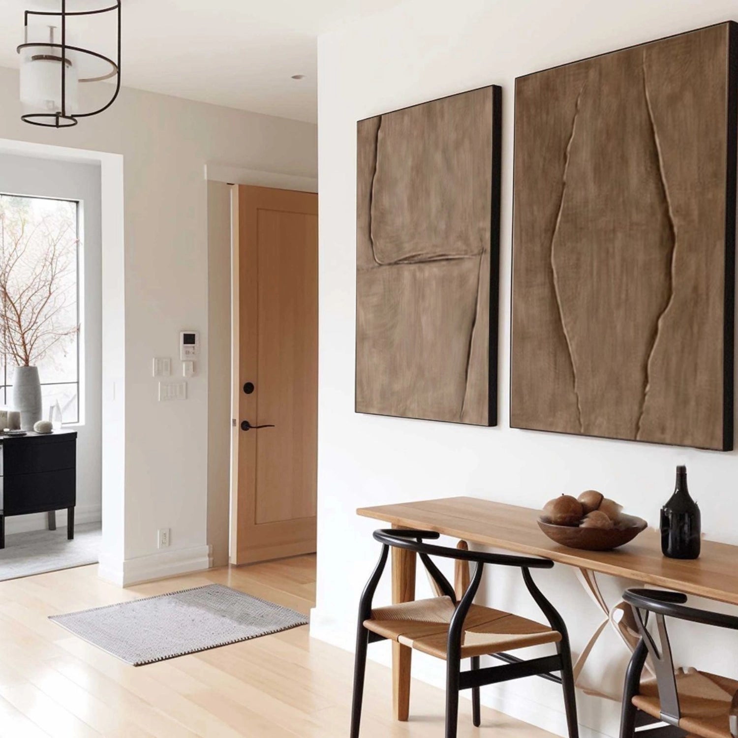 Minimalist Texture Canvas Set of 2 # MM412