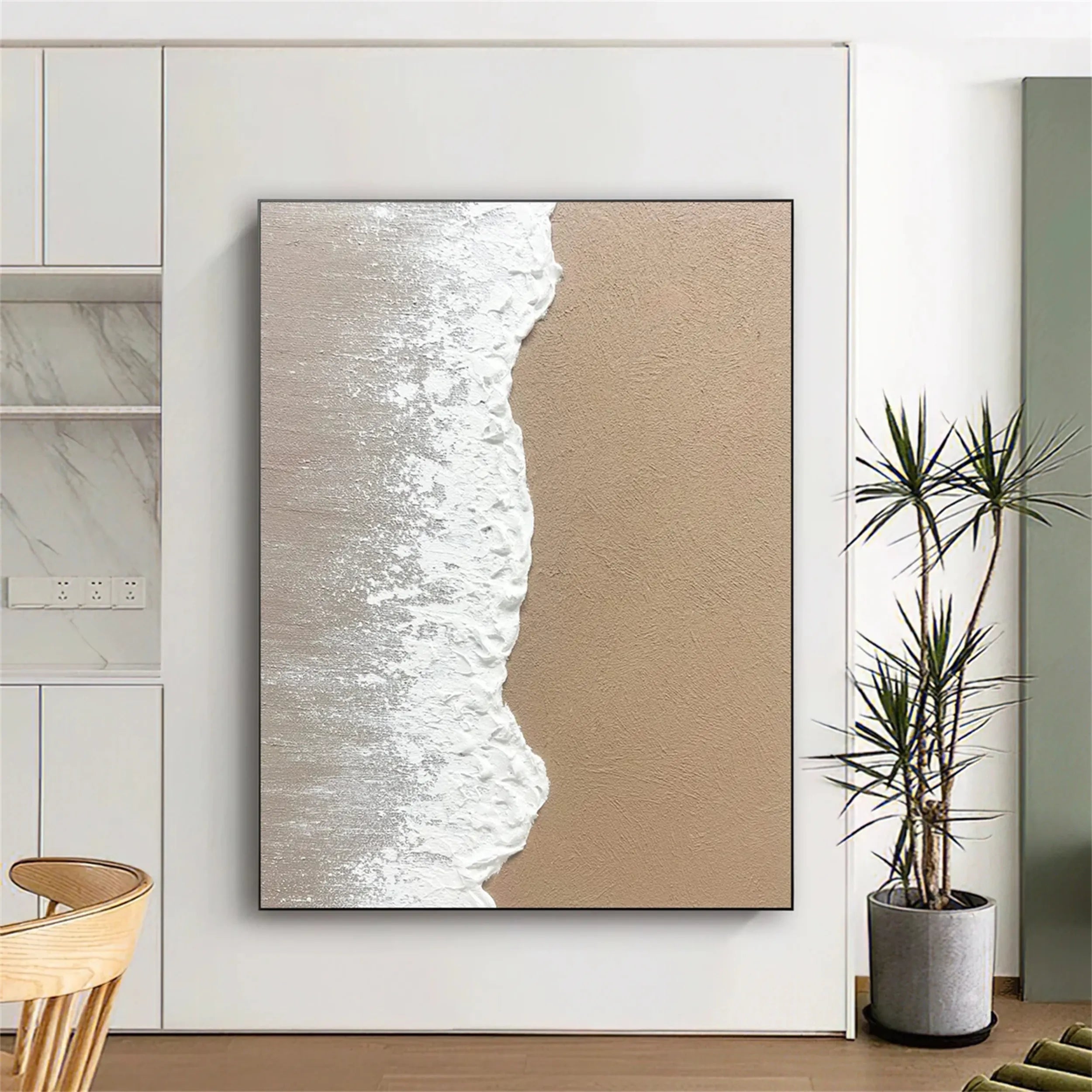 Plaster Art Minimalist Textured Painting #MM185