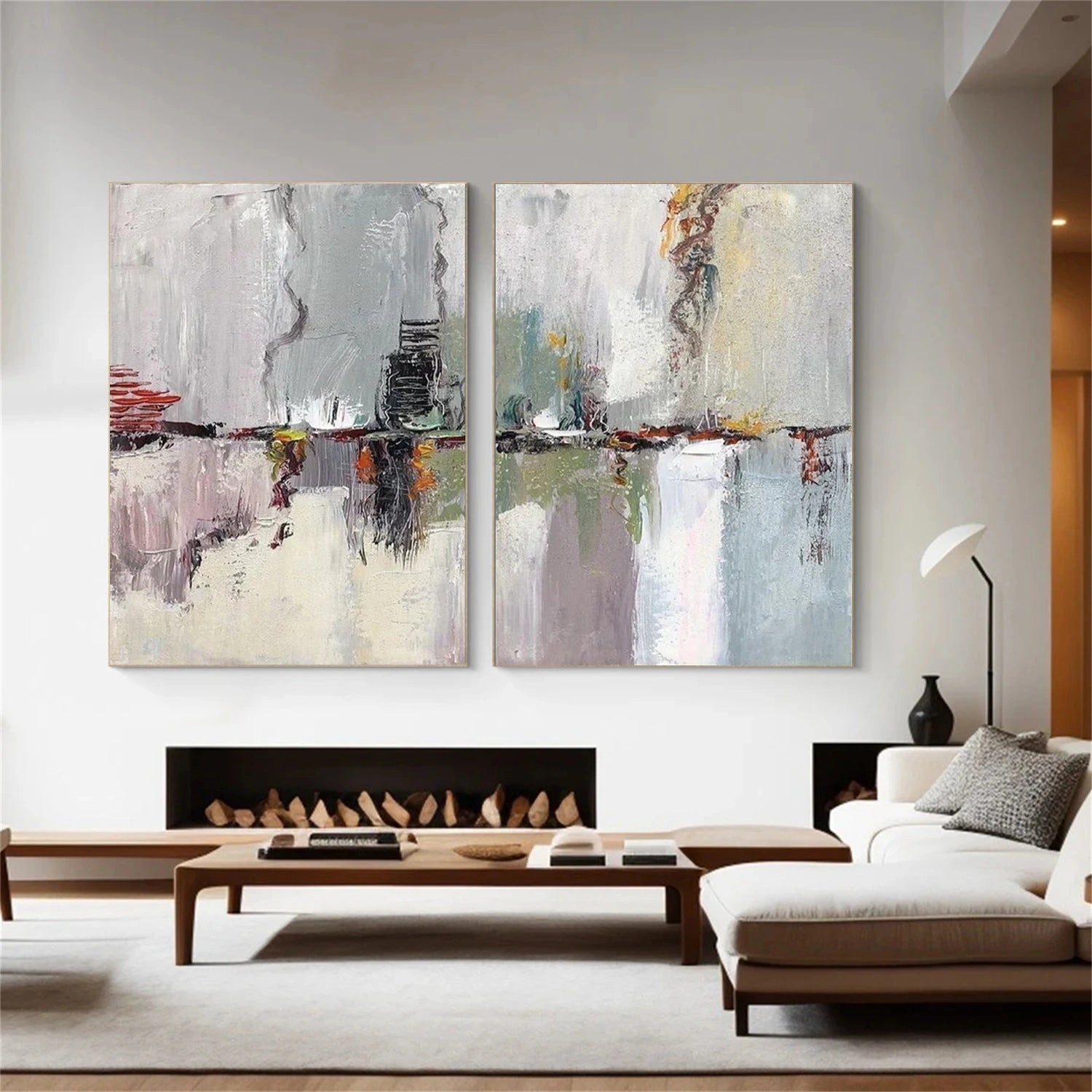 Abstract Painting Set of 2 #AB 444