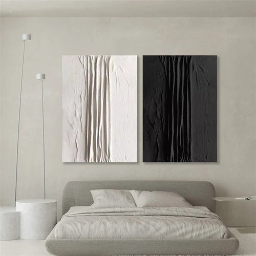 Absctact Textured Painting Canvas Set of 2 #MM283