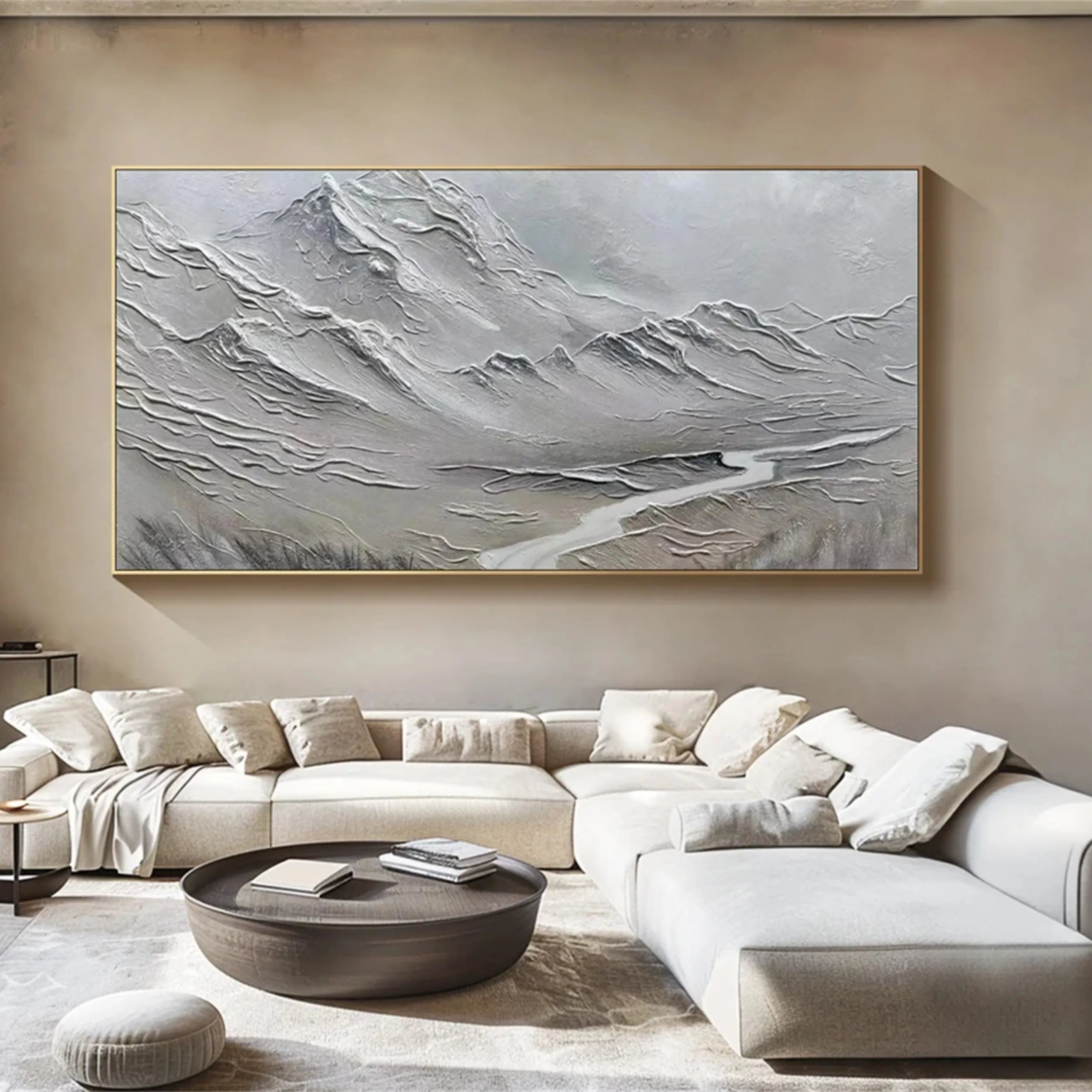 Plaster Art Minimalist Textured Painting #MM241