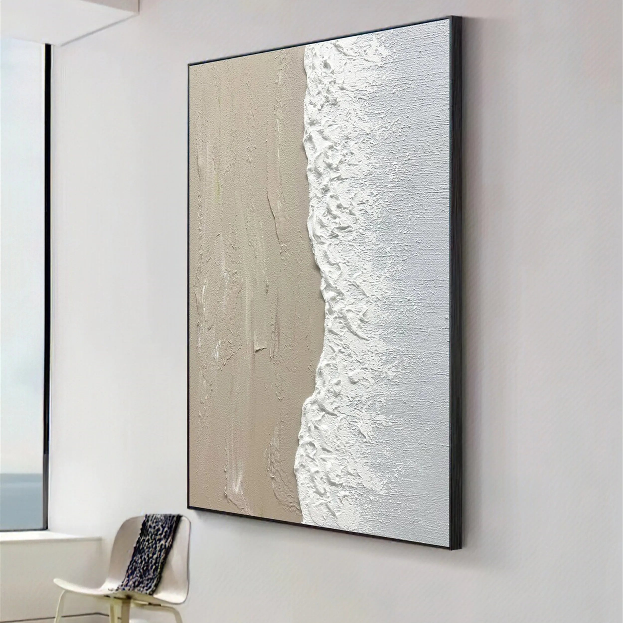 Plaster Art Minimalist Textured Painting #MM183