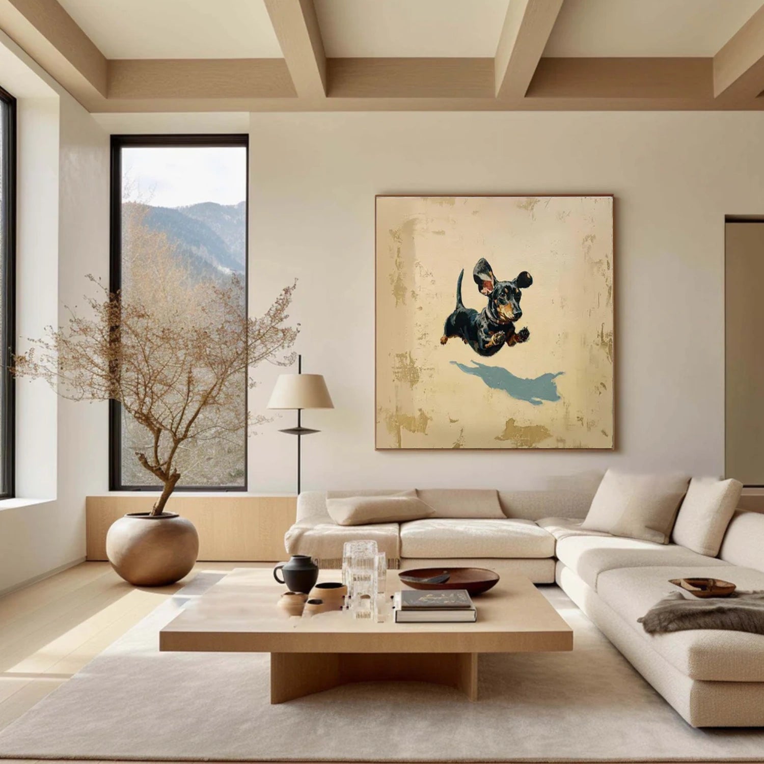 Abstract Animal Canvas Art #AP194