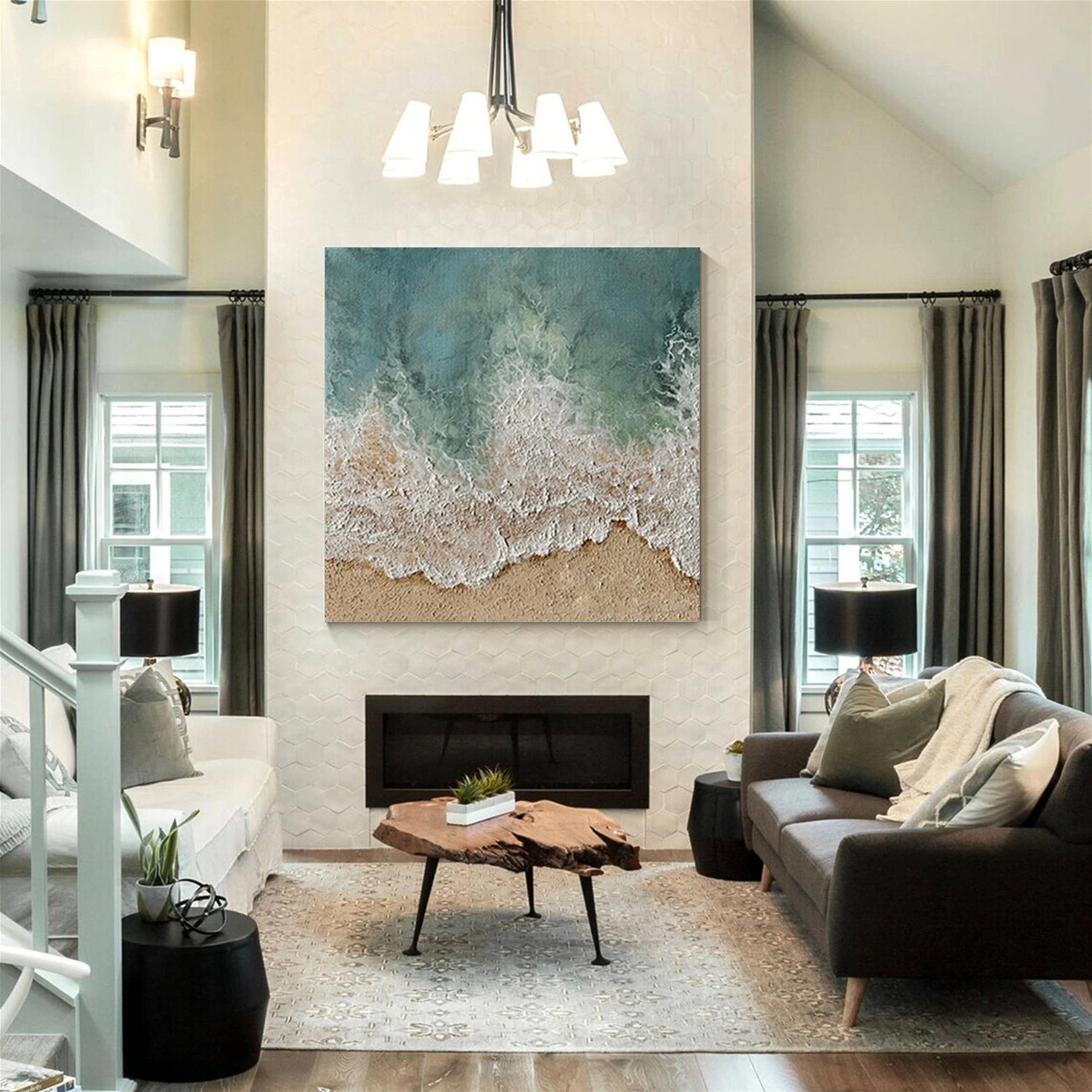 Ocean And Sky Painting #OS 247