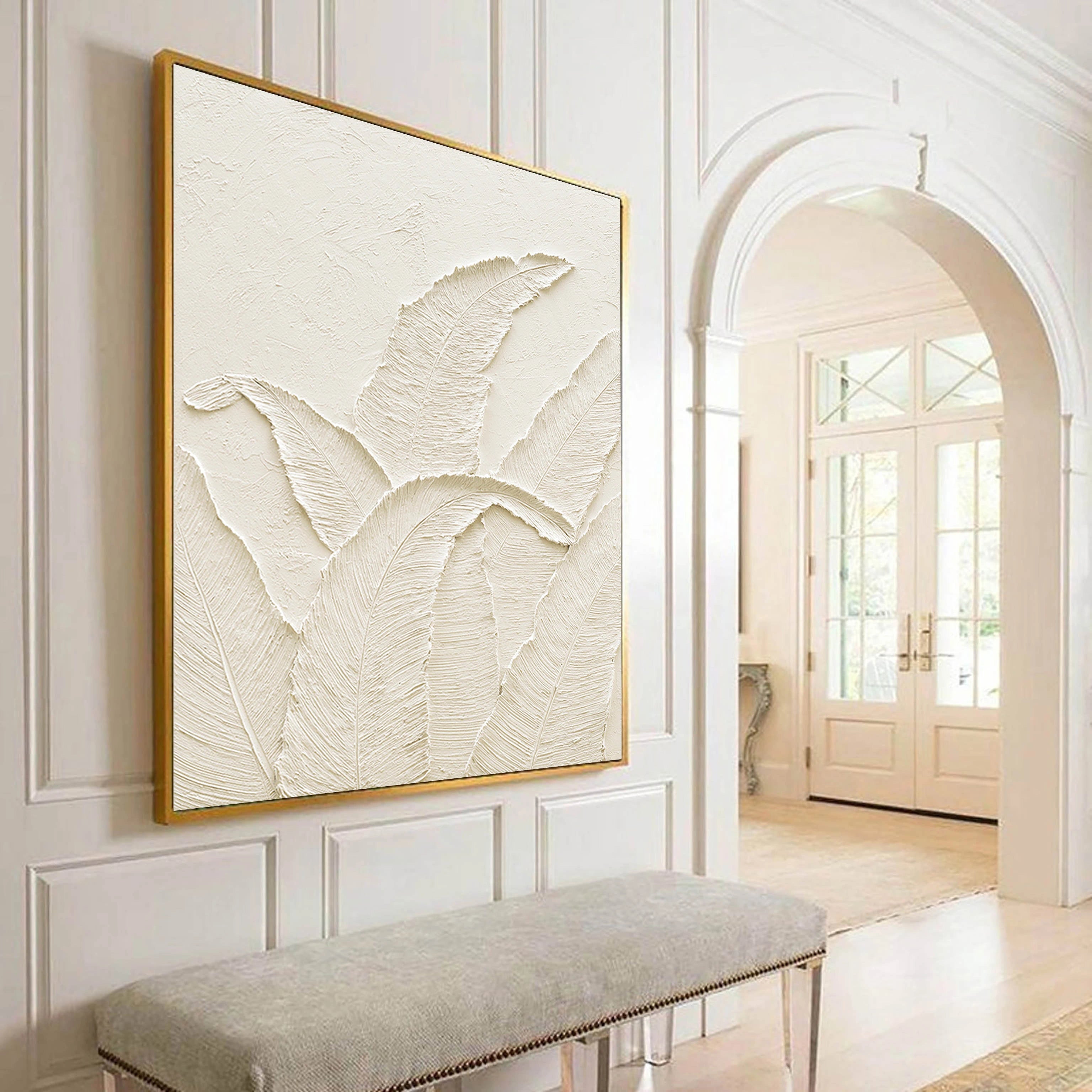 Plaster Art Minimalist Textured Painting #MM033