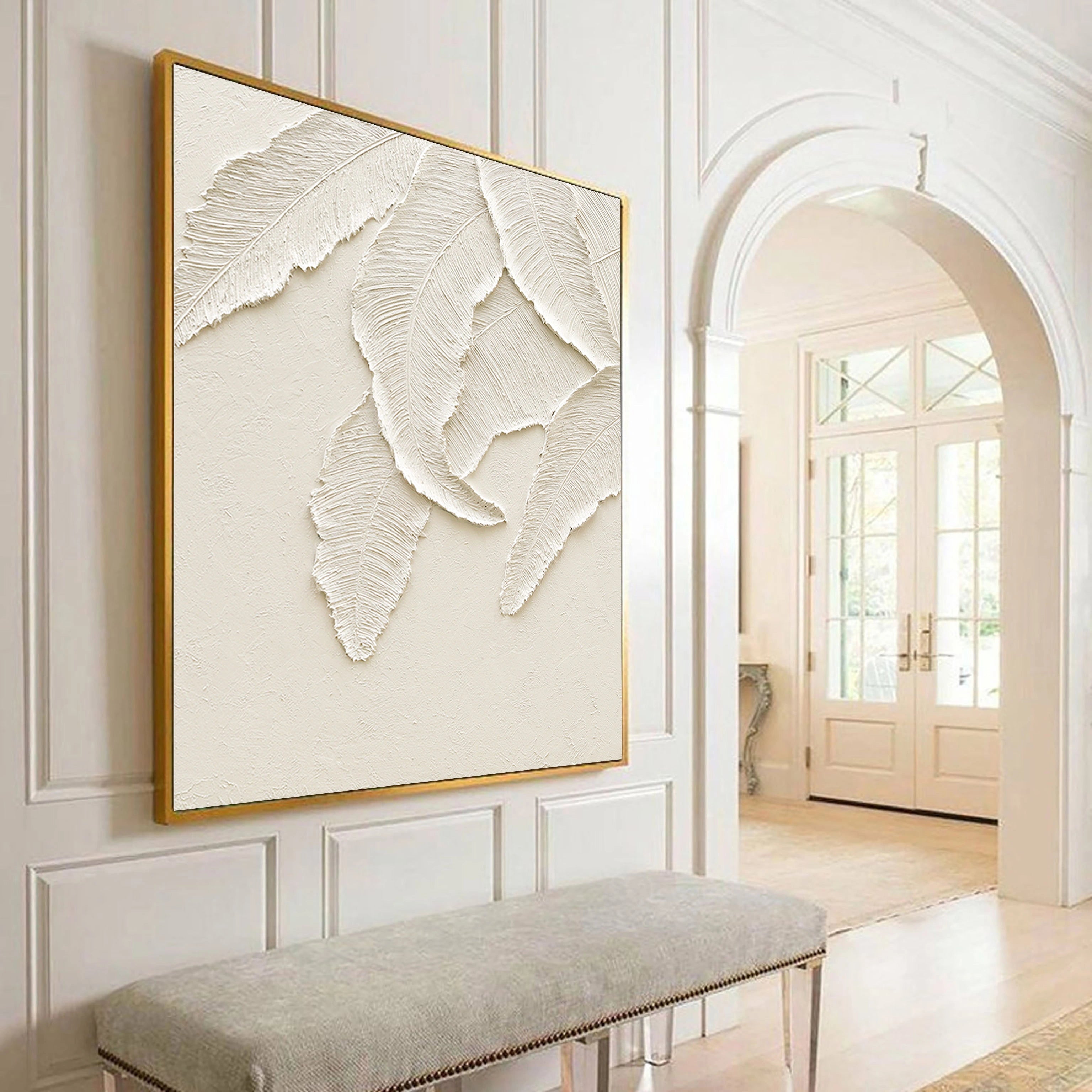 Plaster Art Minimalist Textured Painting #MM013