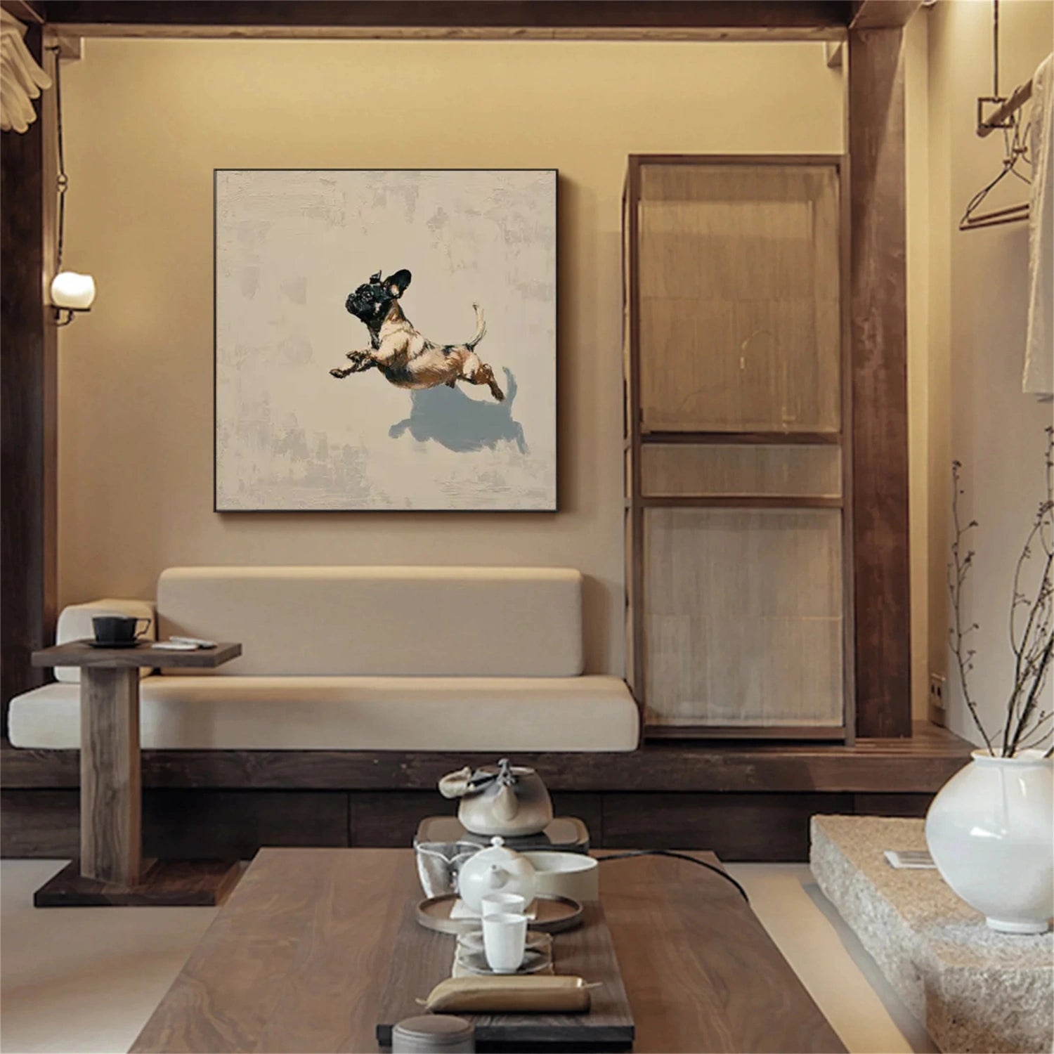 Abstract Animal Canvas Art #AP195