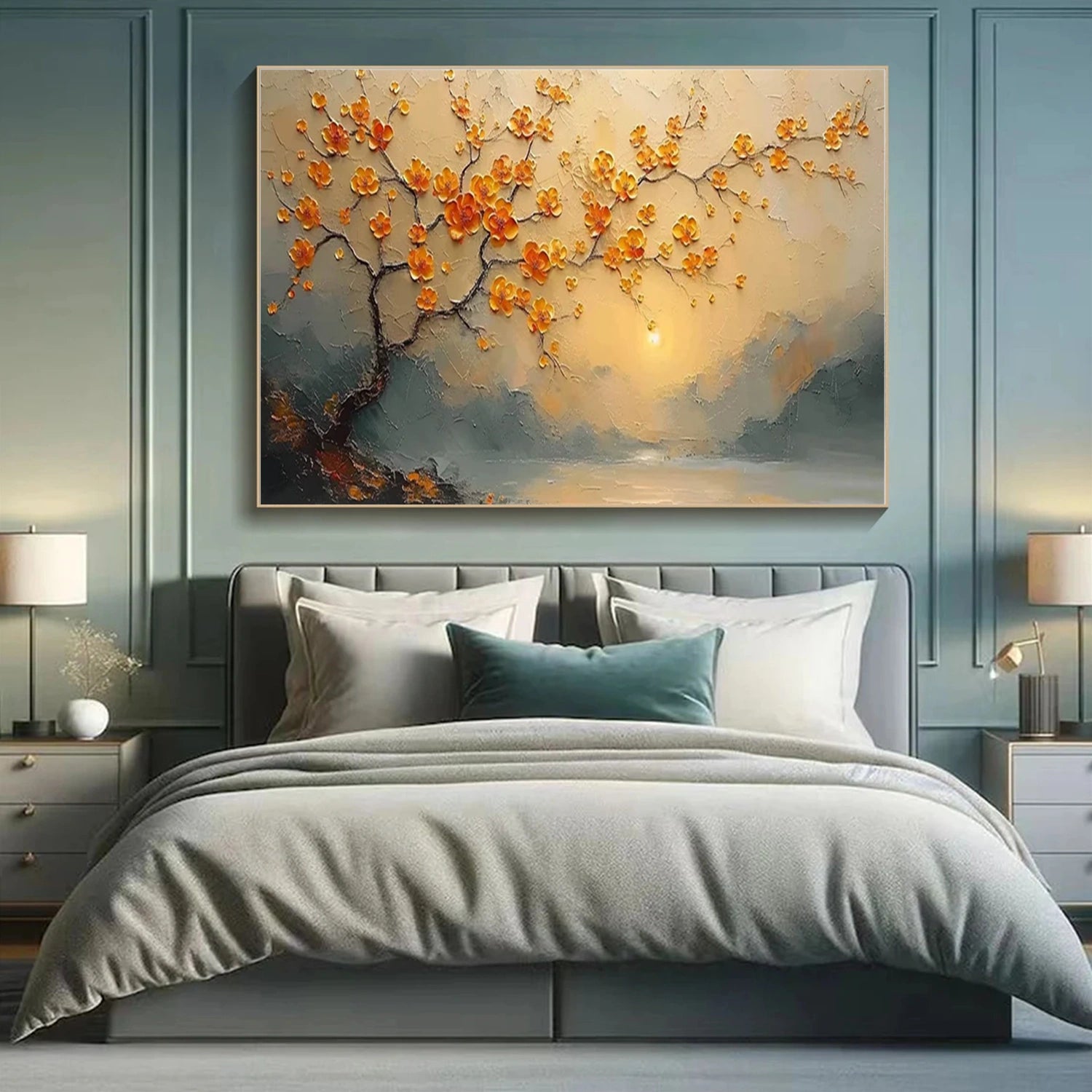 Flower And Tree Painting #FT 195