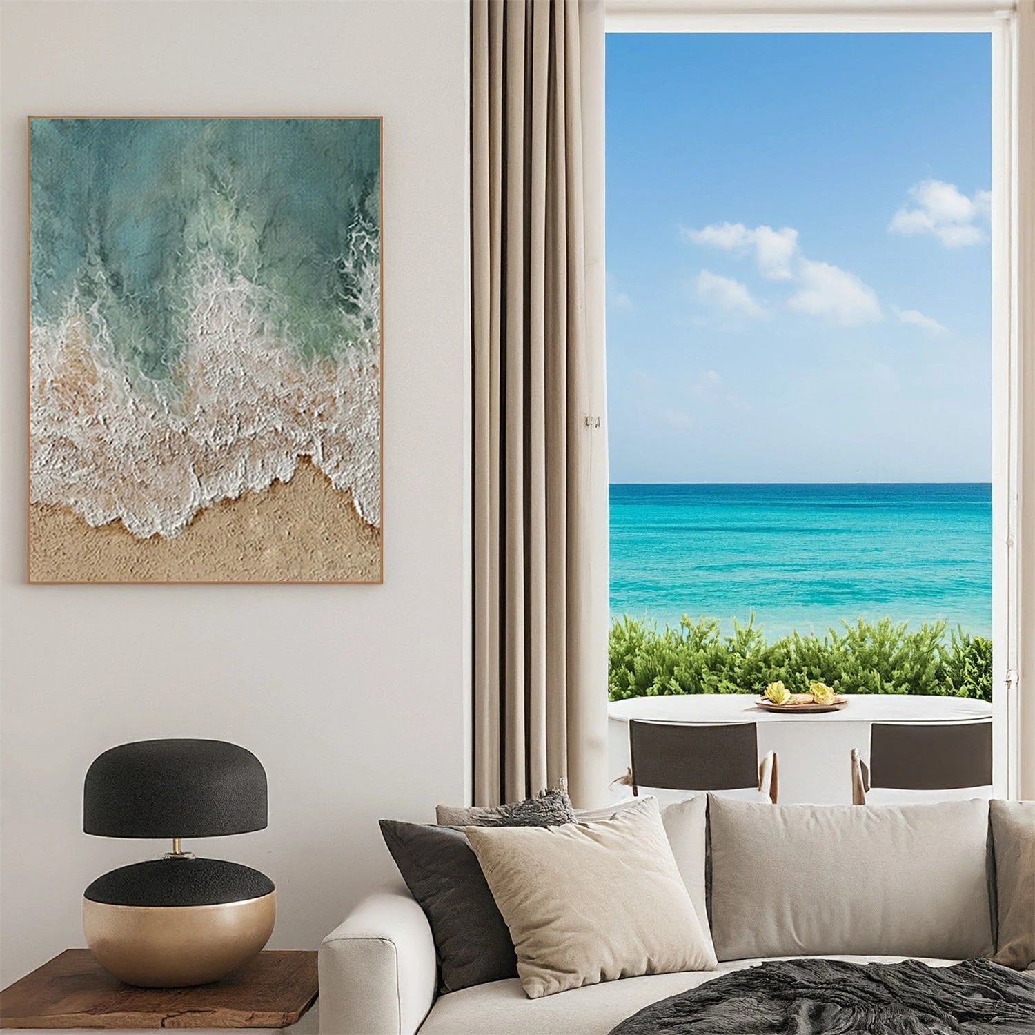 Ocean And Sky Painting #OS 244