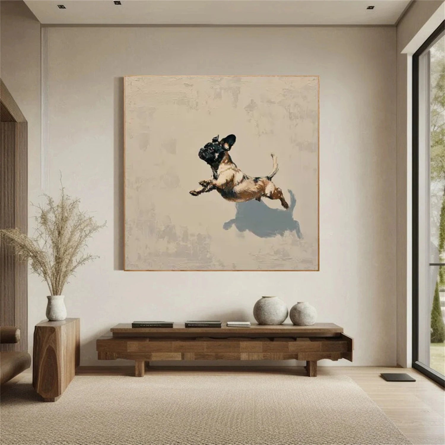 Abstract Animal Canvas Art #AP195