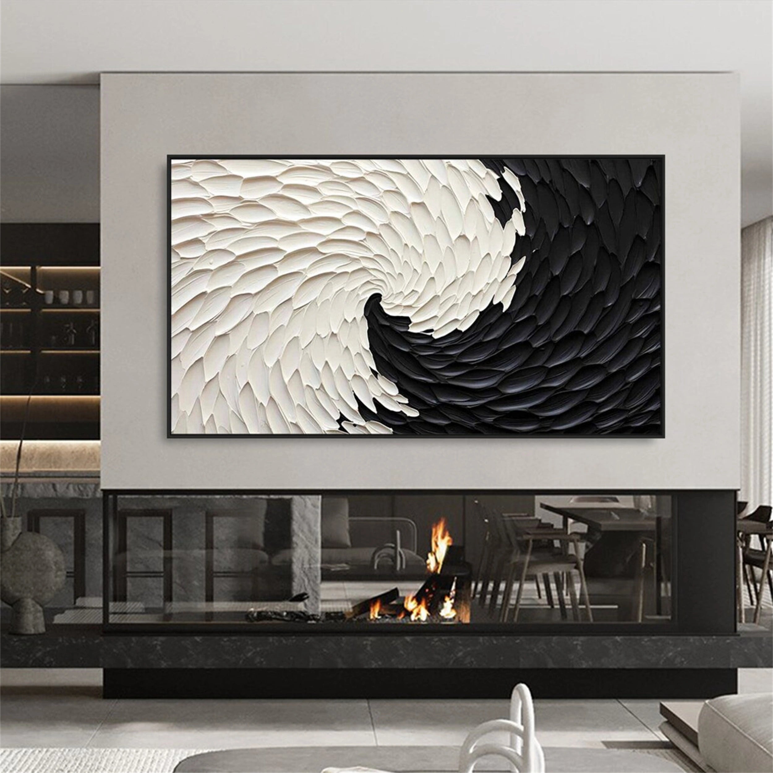Plaster Art Minimalist Textured Painting #MM112
