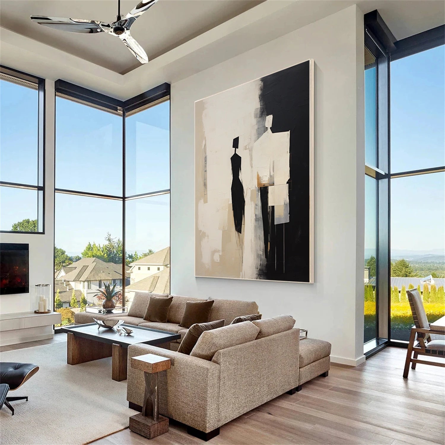 Contemporary Abstract Minimalist Wall Art #CW010