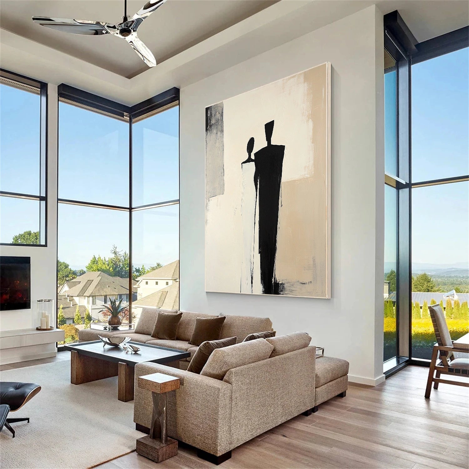 Contemporary Abstract Minimalist Wall Art #CW001