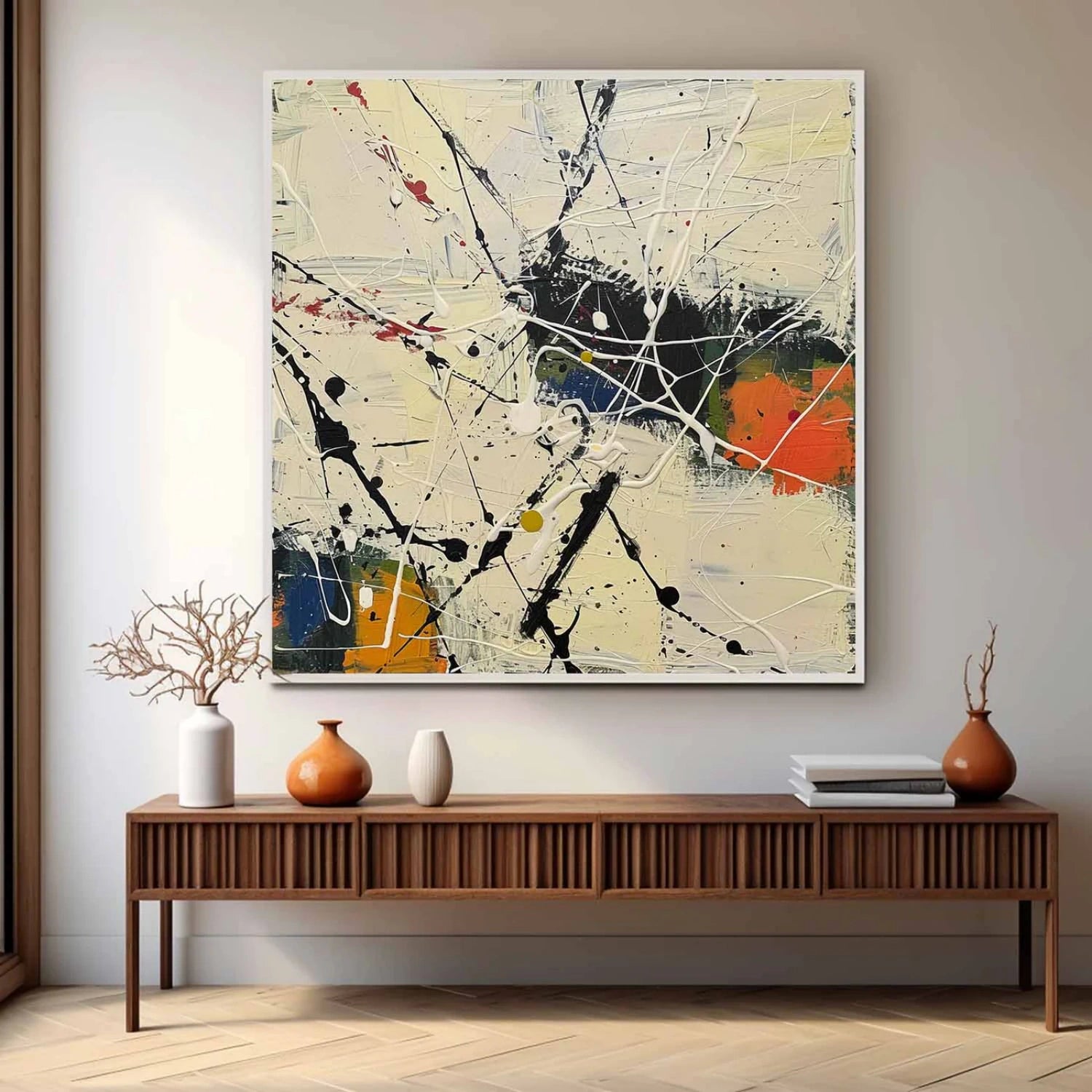 Frameless(Stretched Only) For Pollock Art #JP009