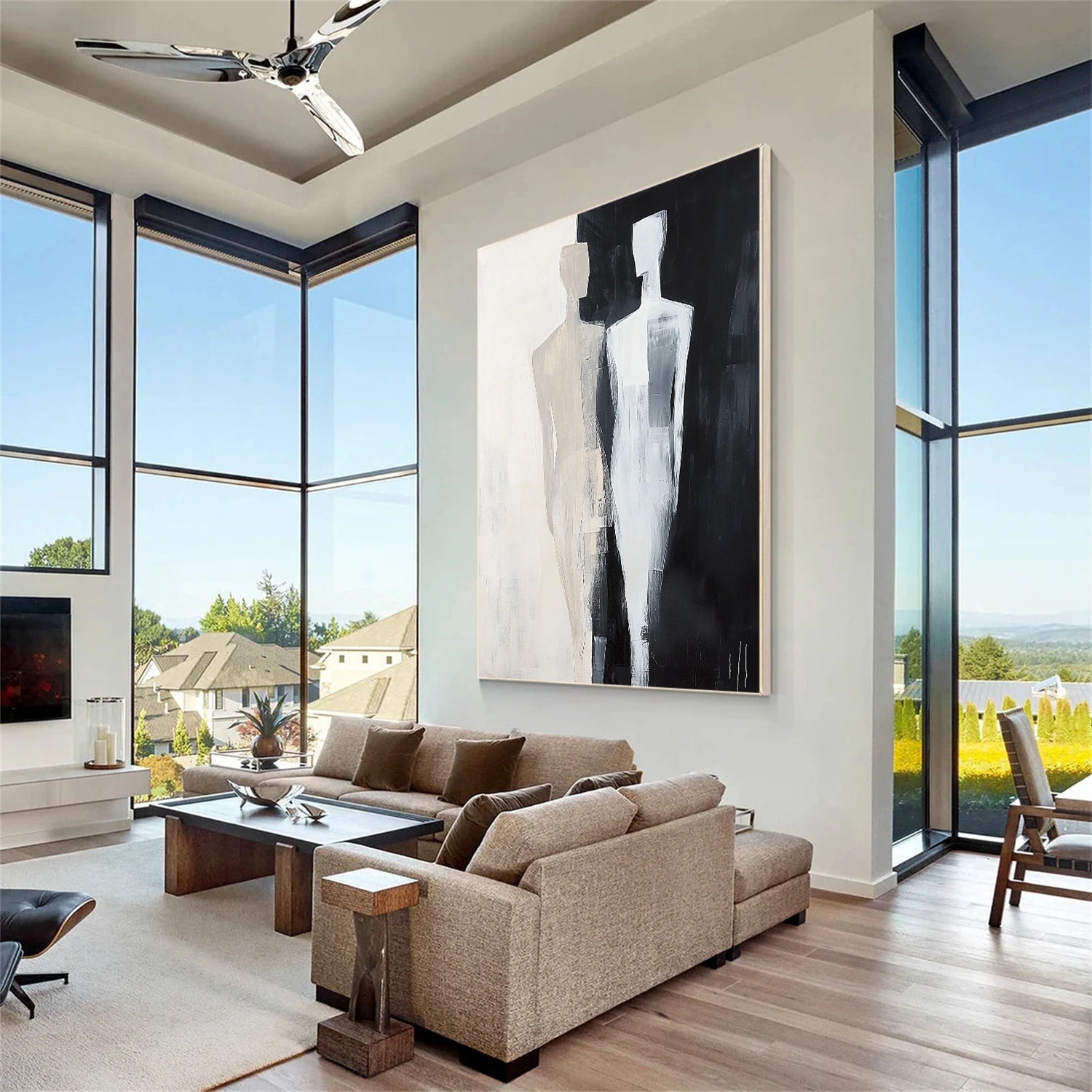 Contemporary Abstract Minimalist Wall Art #CW003