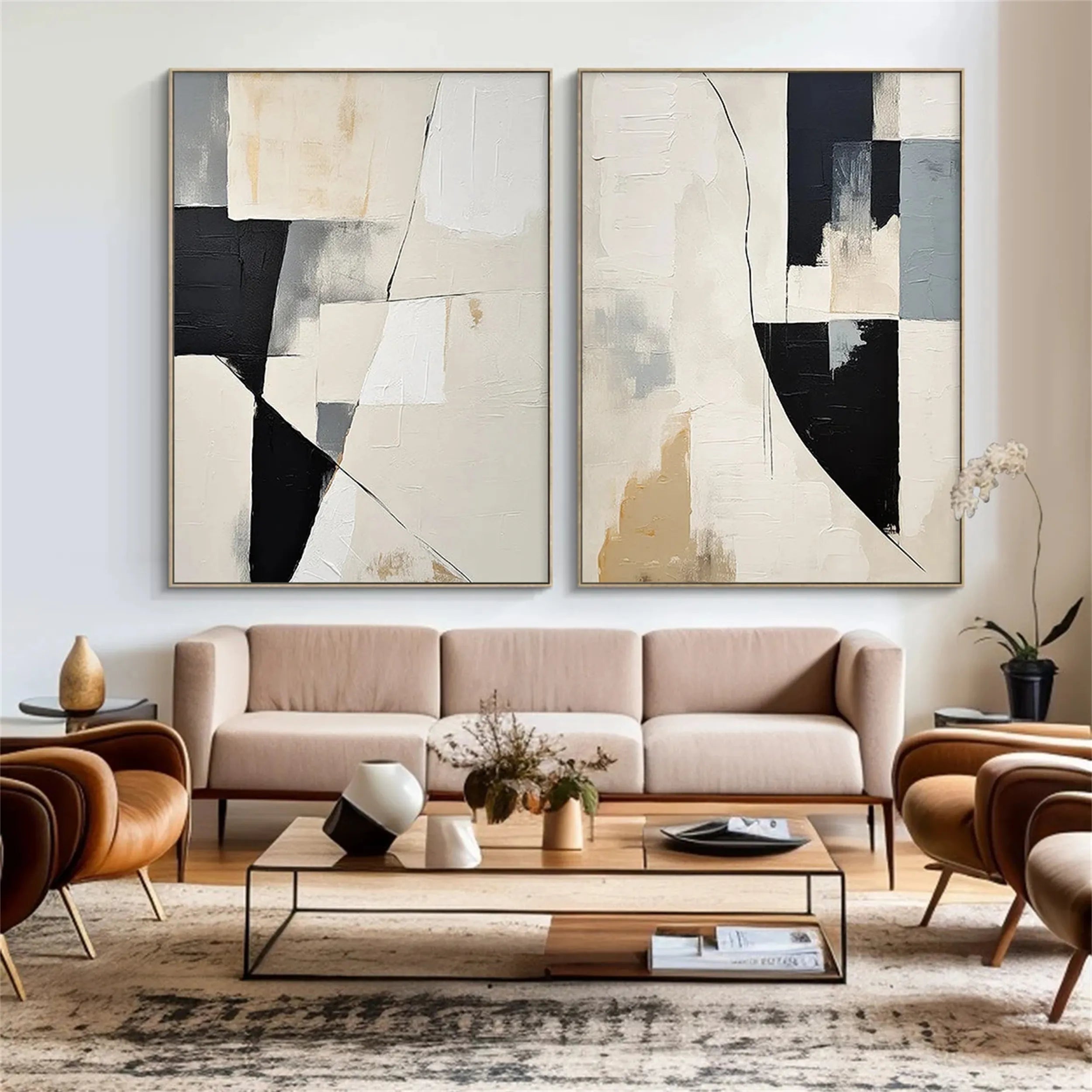 Abstract Tranquility Set of 2 #WS125