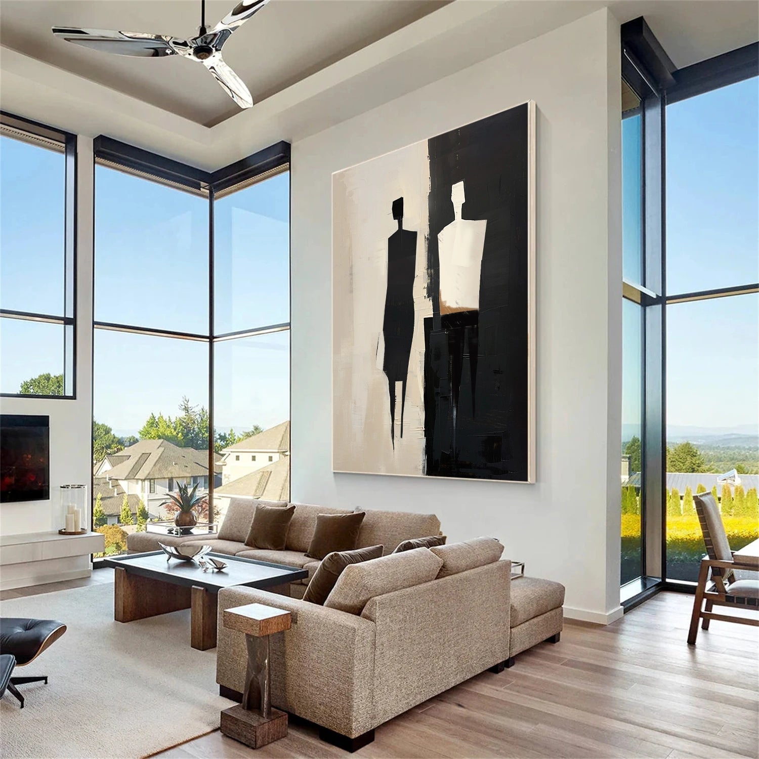 Contemporary Abstract Minimalist Wall Art #CW007