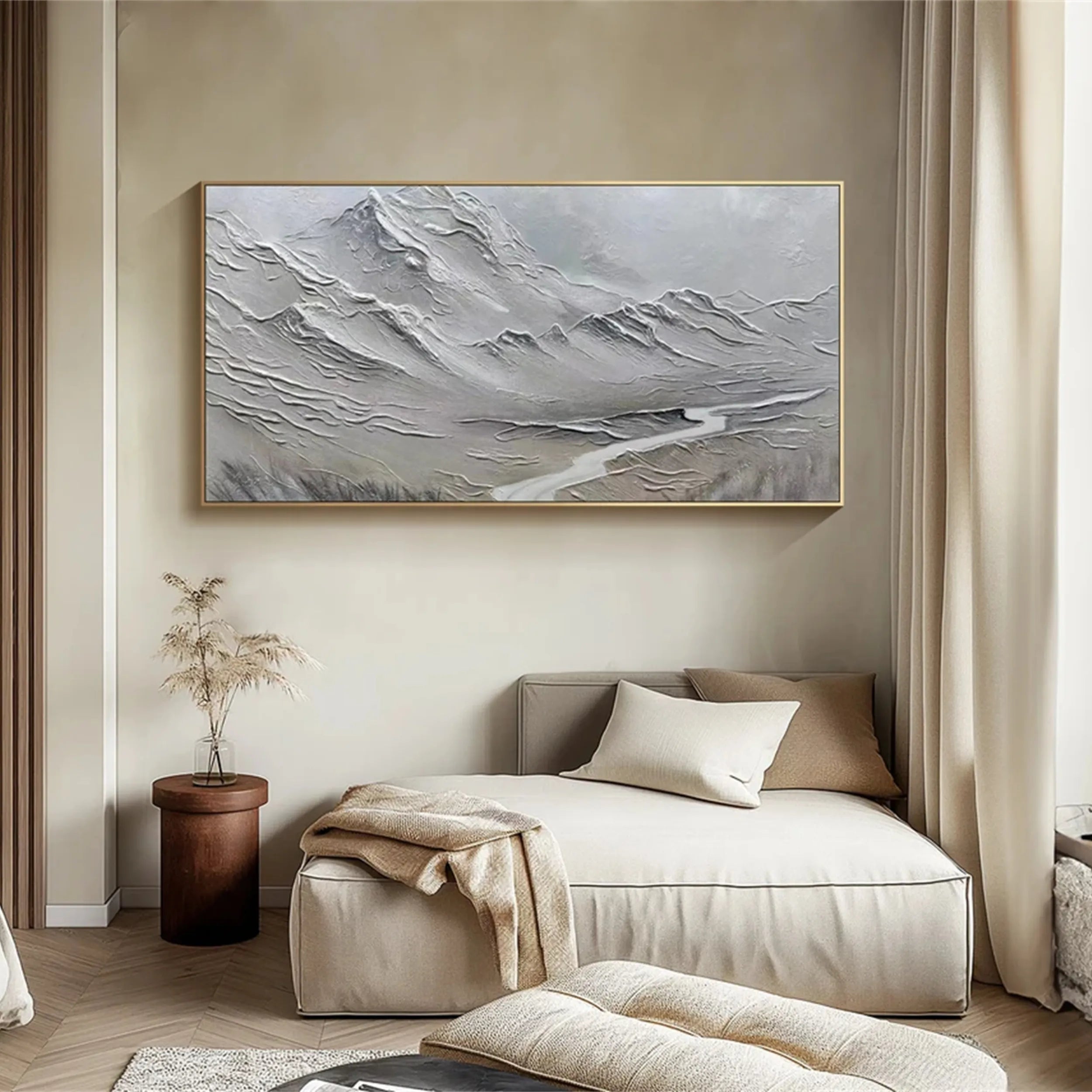 Plaster Art Minimalist Textured Painting #MM241