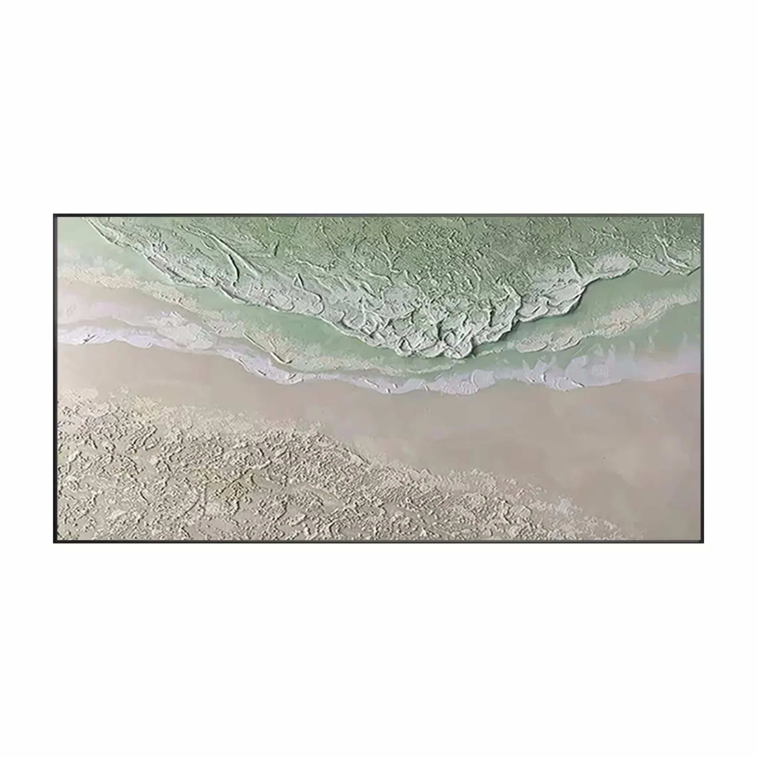 Blue & Green Abstract #BG037