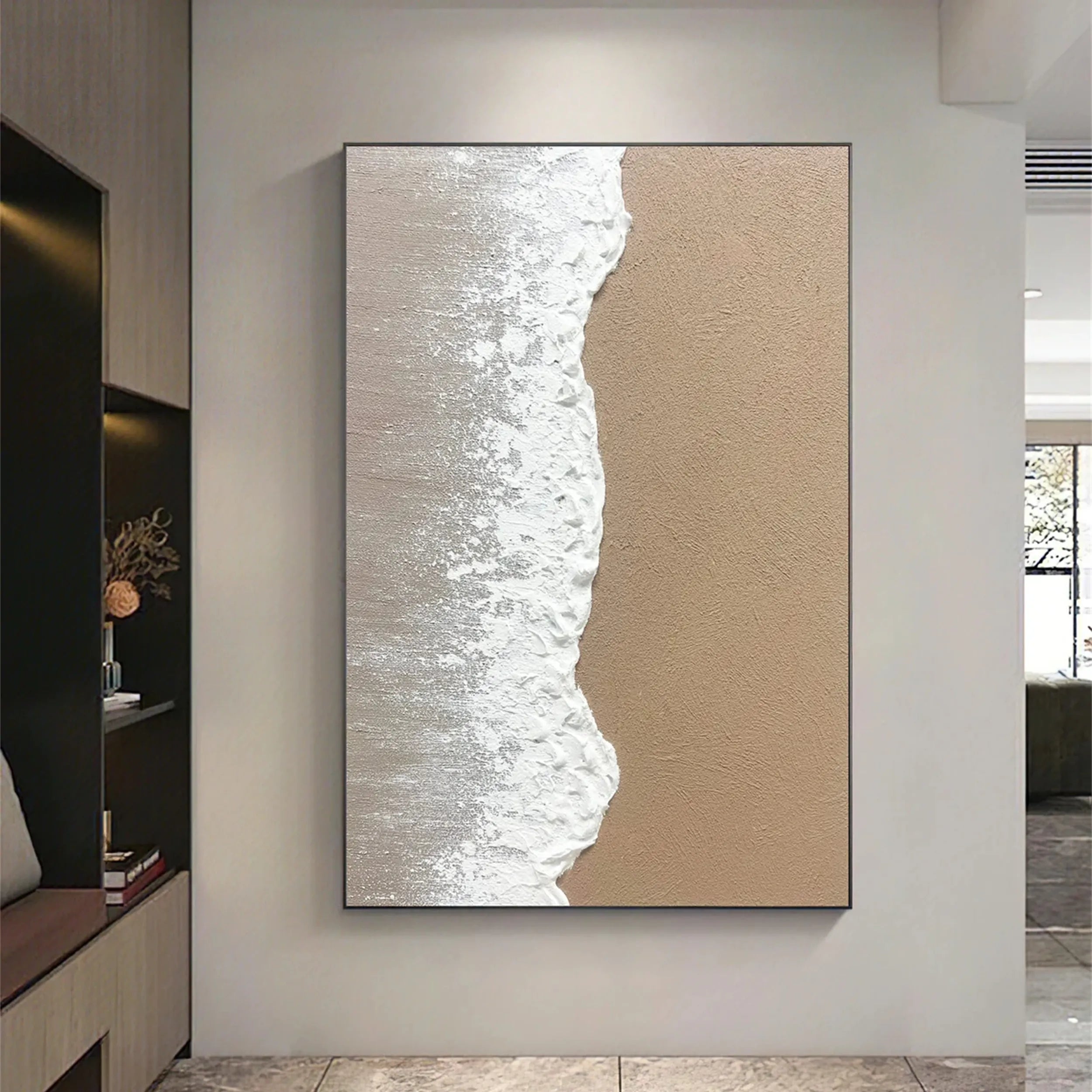 Plaster Art Minimalist Textured Painting #MM185