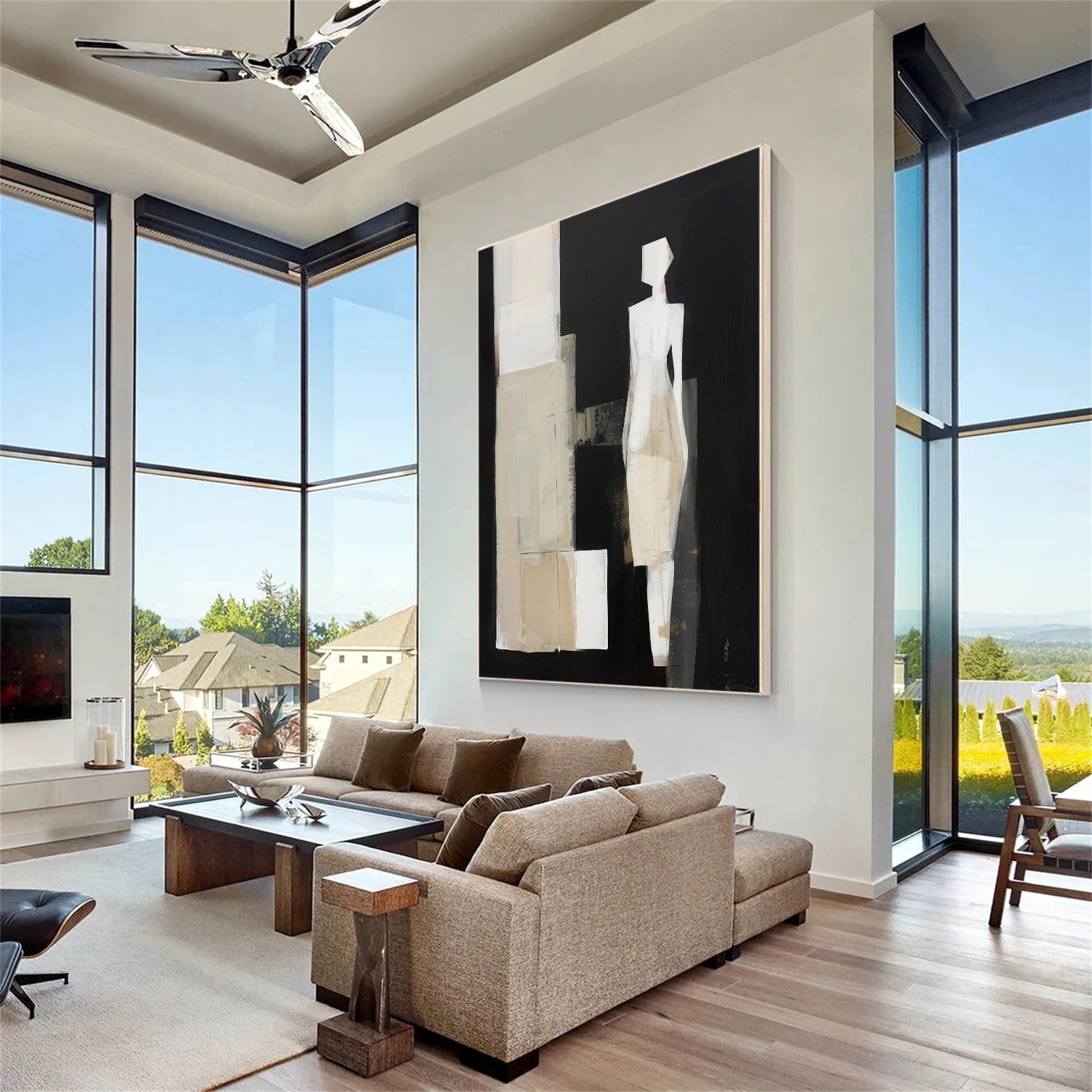 Contemporary Abstract Minimalist Wall Art #CW009