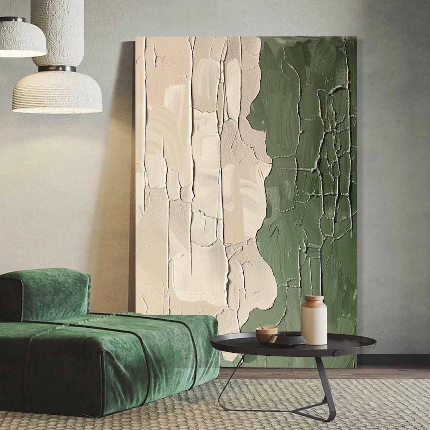 Blue & Green Abstract #BG108