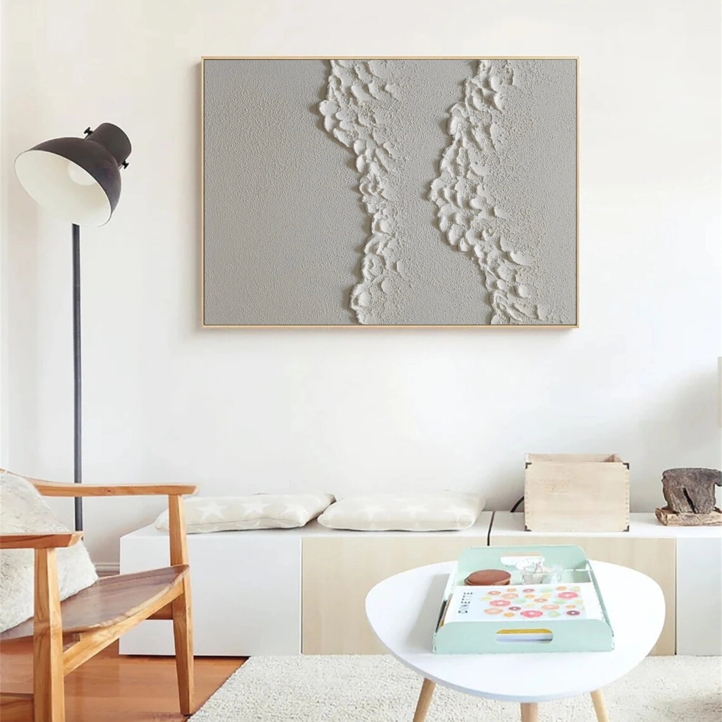 Plaster Art Minimalist Textured Painting #MM110