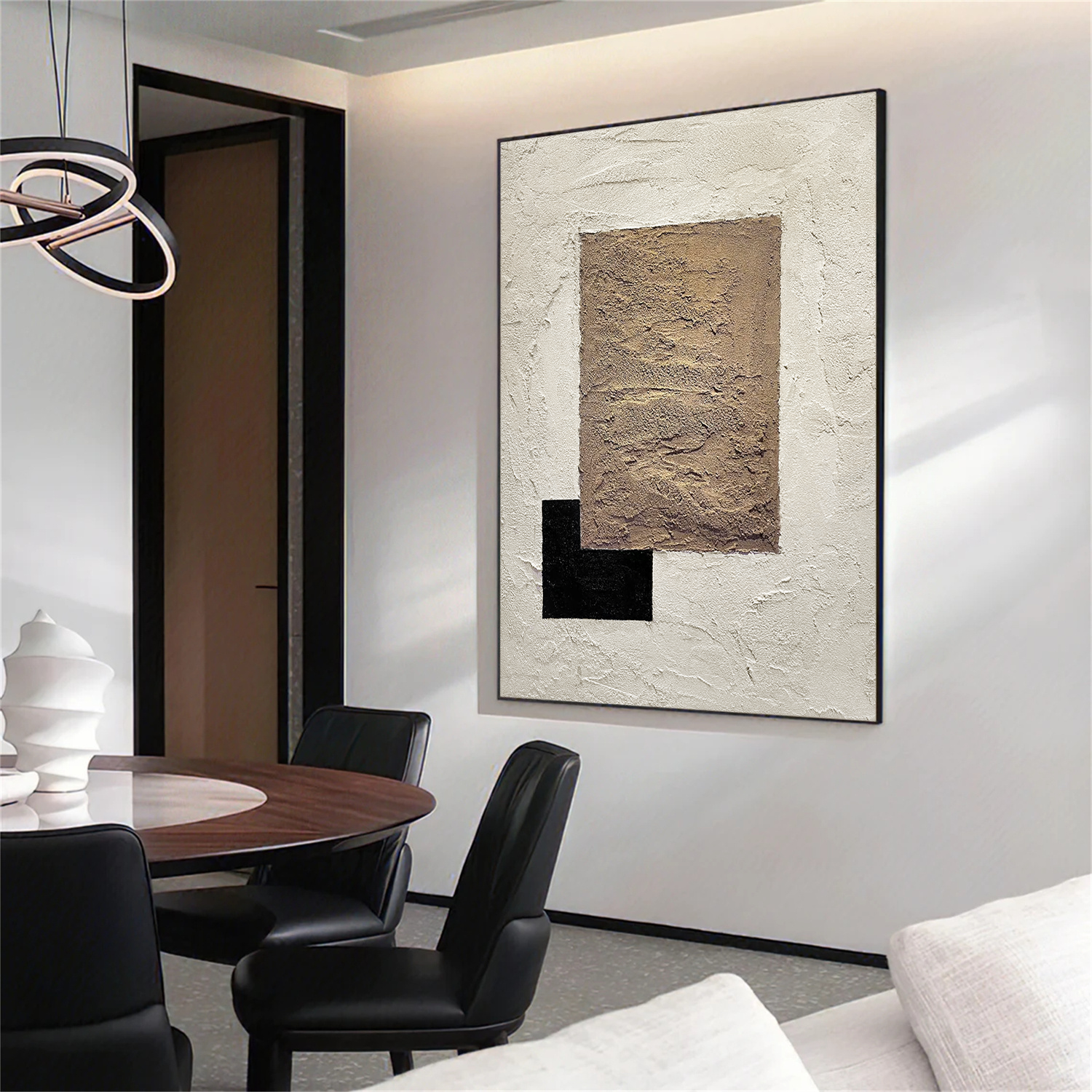 Abstract Textured Wall Art #AB 543