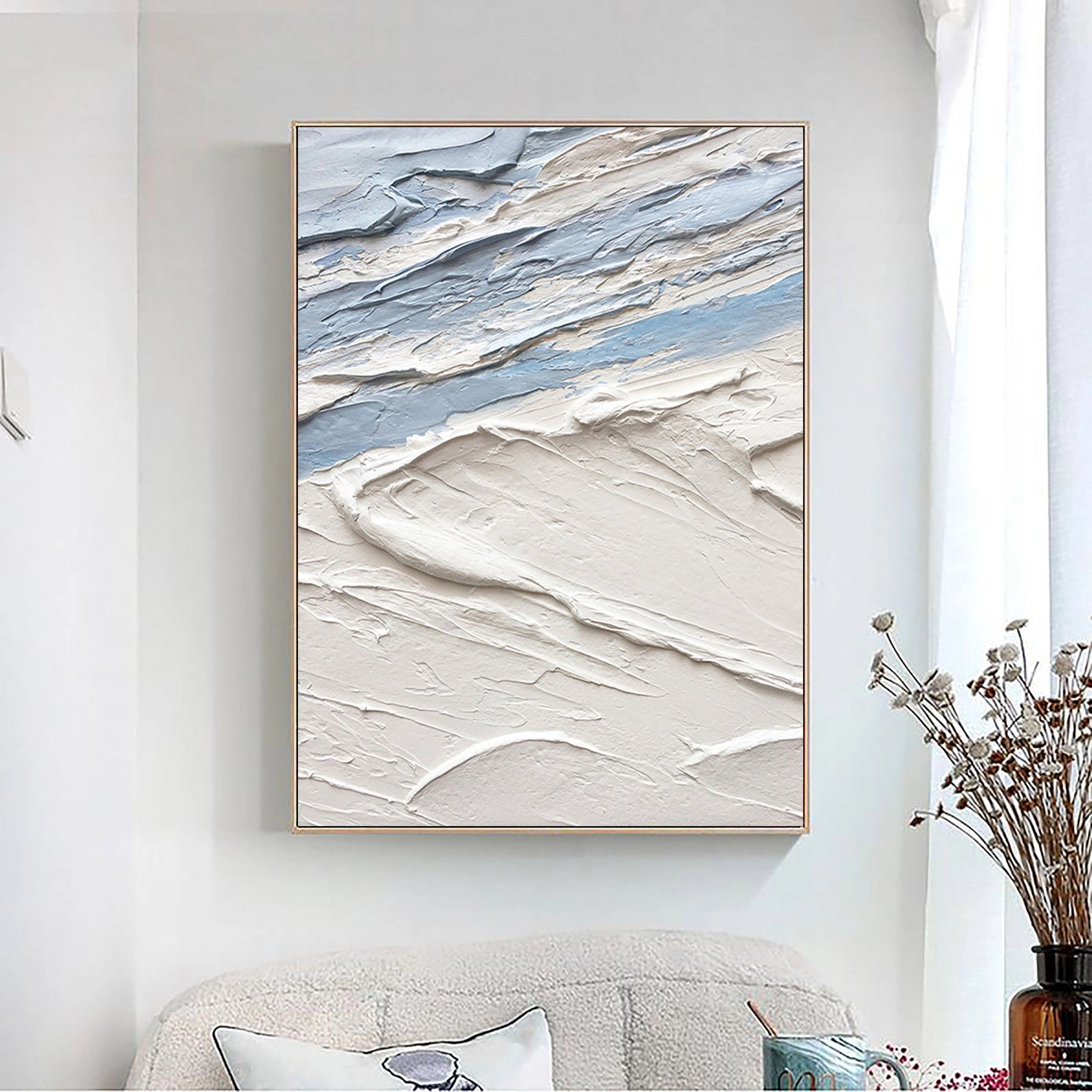 Plaster Art Minimalist Textured Painting #MM031