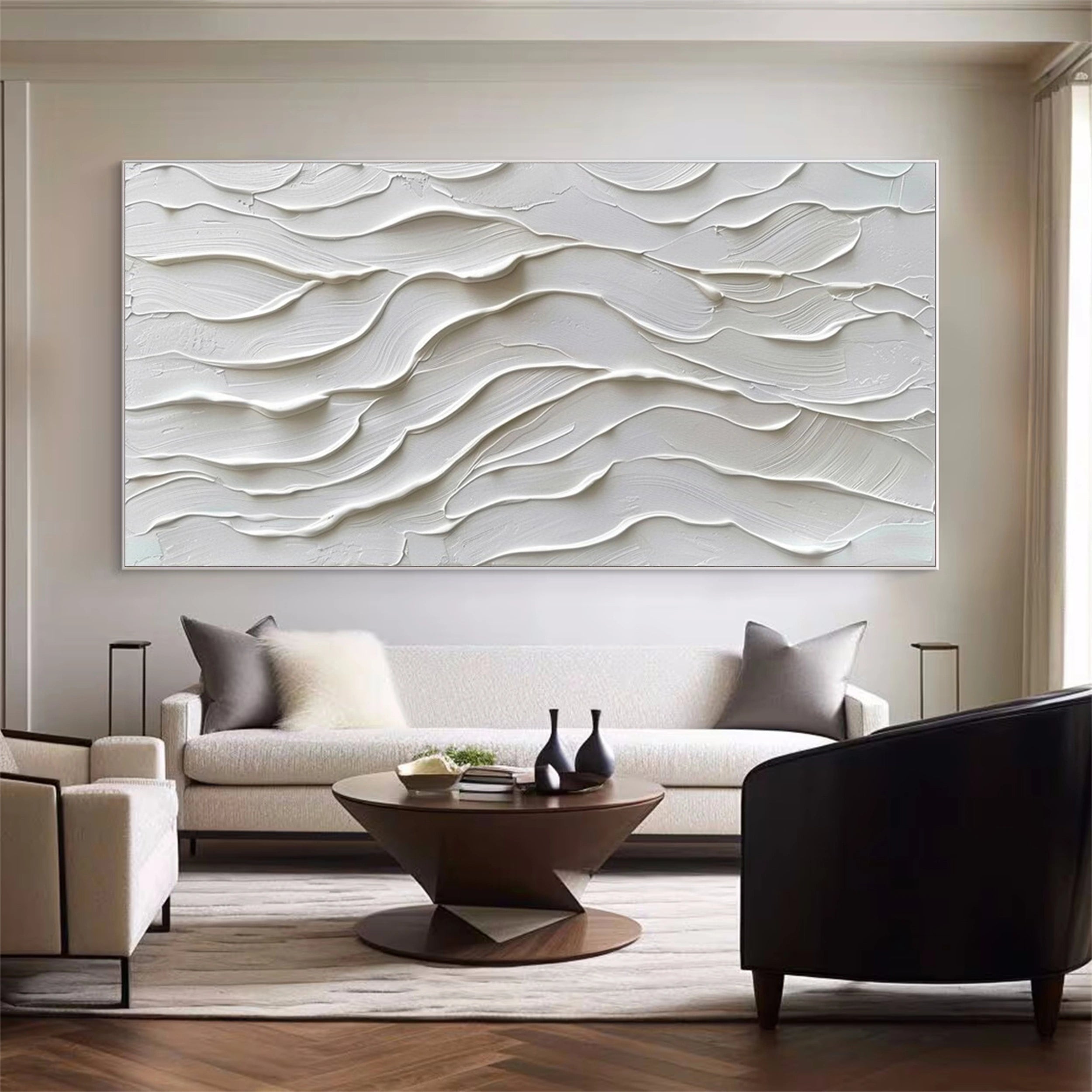 Plaster Art Minimalist Textured Painting #MM131