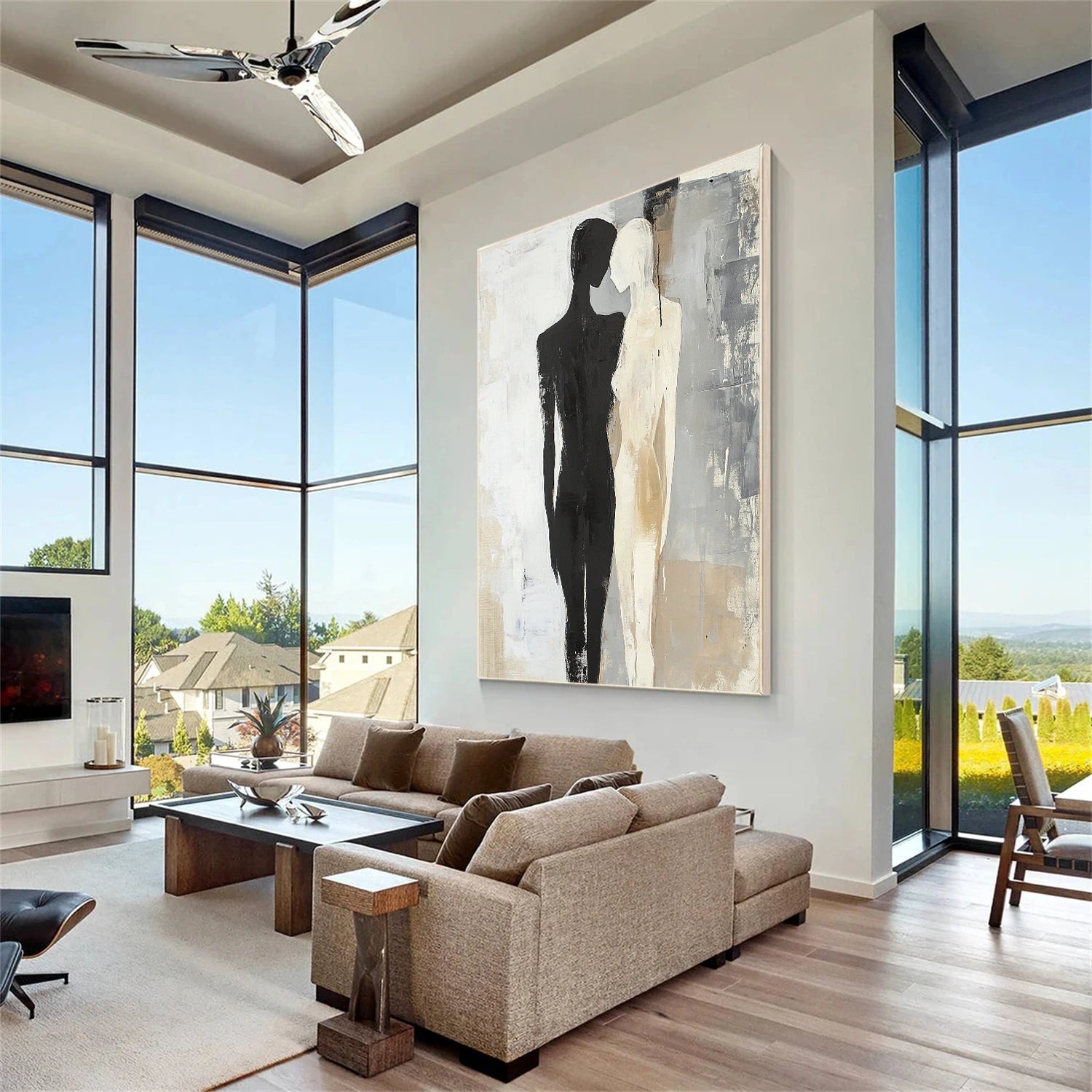 Contemporary Abstract Minimalist Wall Art #CW006