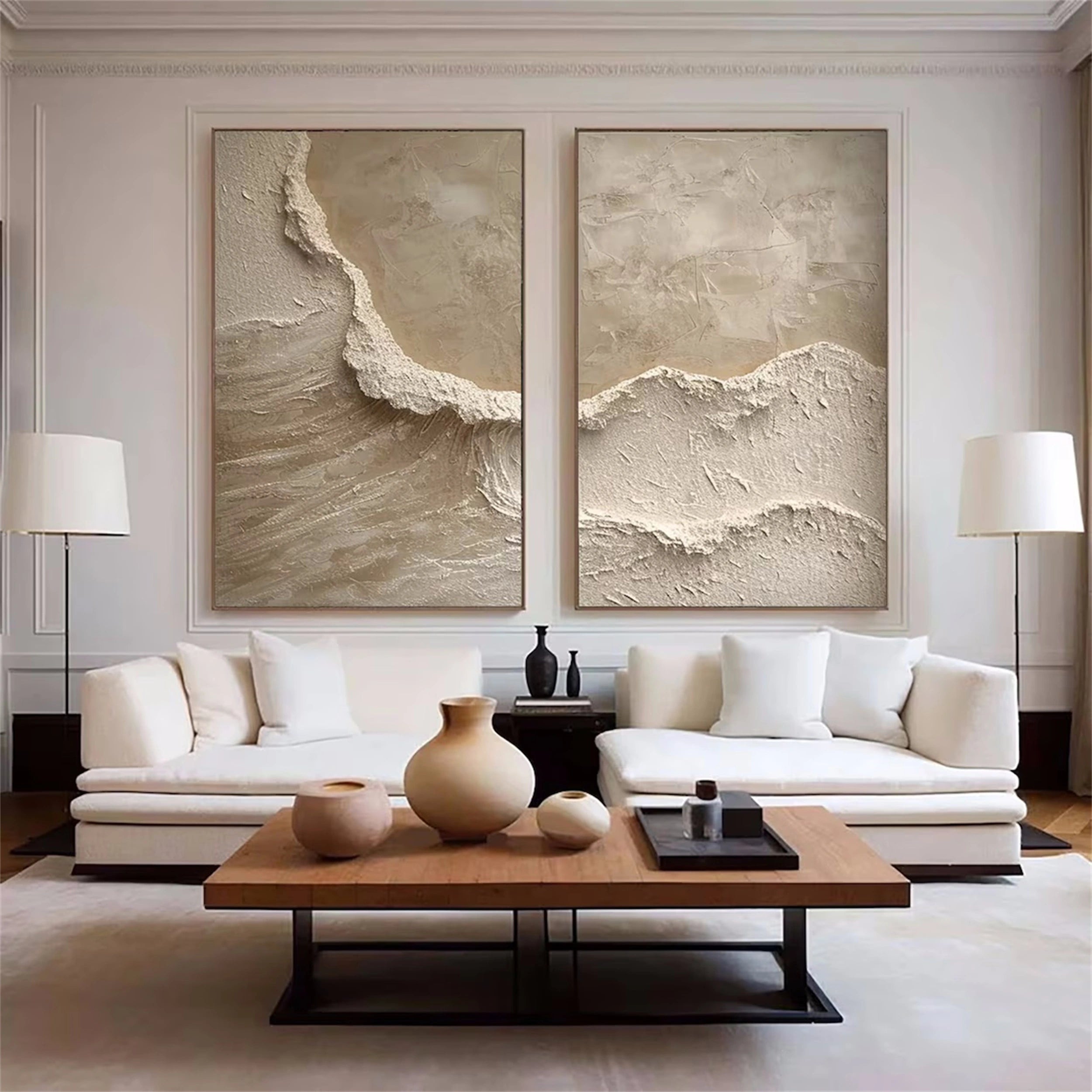 Ocean And Sky Painting Set of 2#OS 107